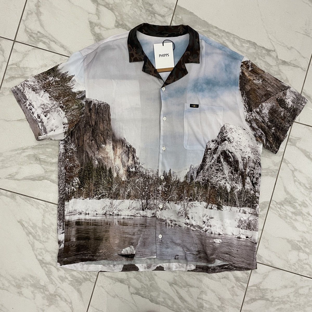 Phipps Phipps Oversized Bowling Shirt Size US L / EU 52-54 / 3 - 1 Thumbnail