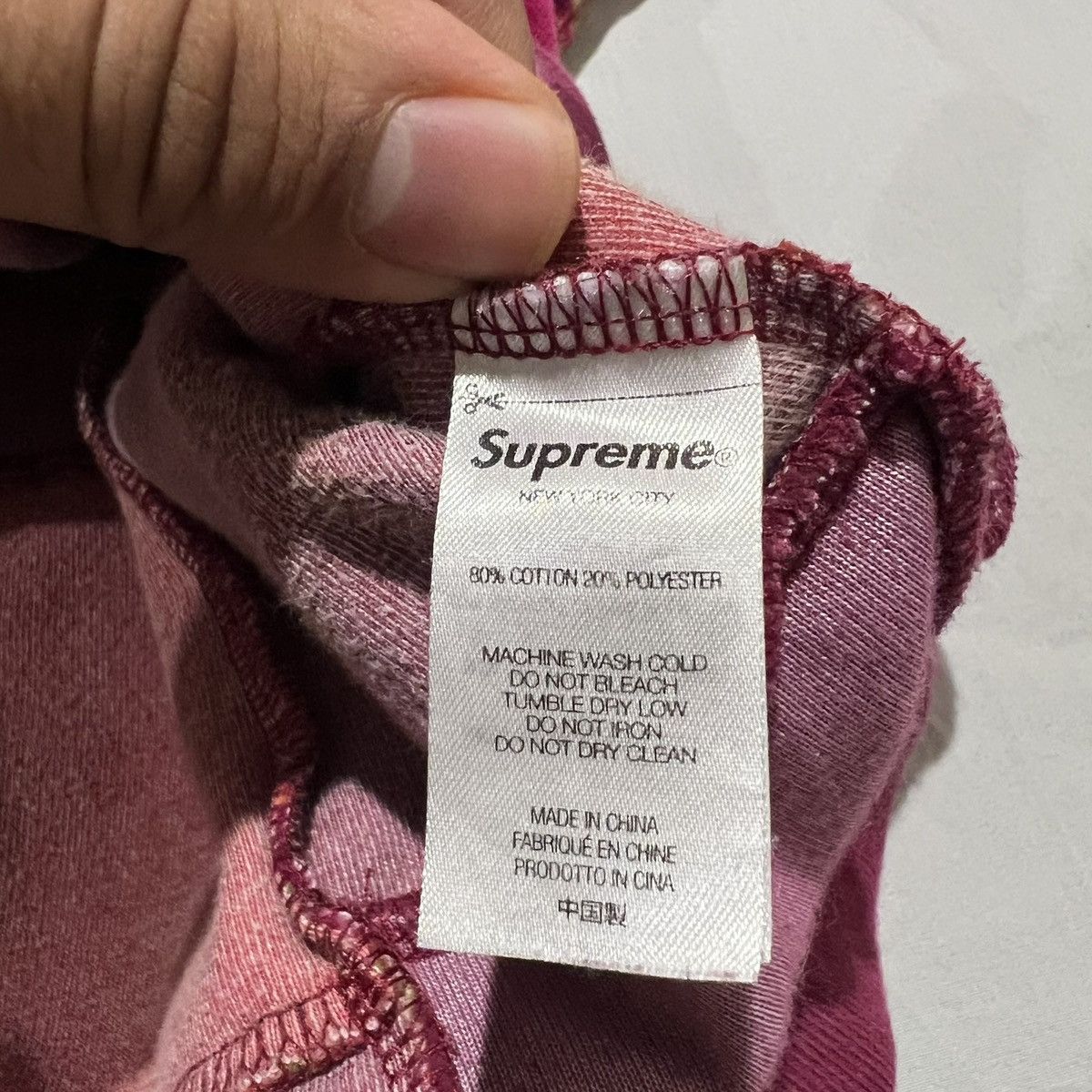 Supreme Supreme Floral Patchwork Velour L/S Polo Cardinal Size US XL / EU 56 / 4 - 6 Thumbnail