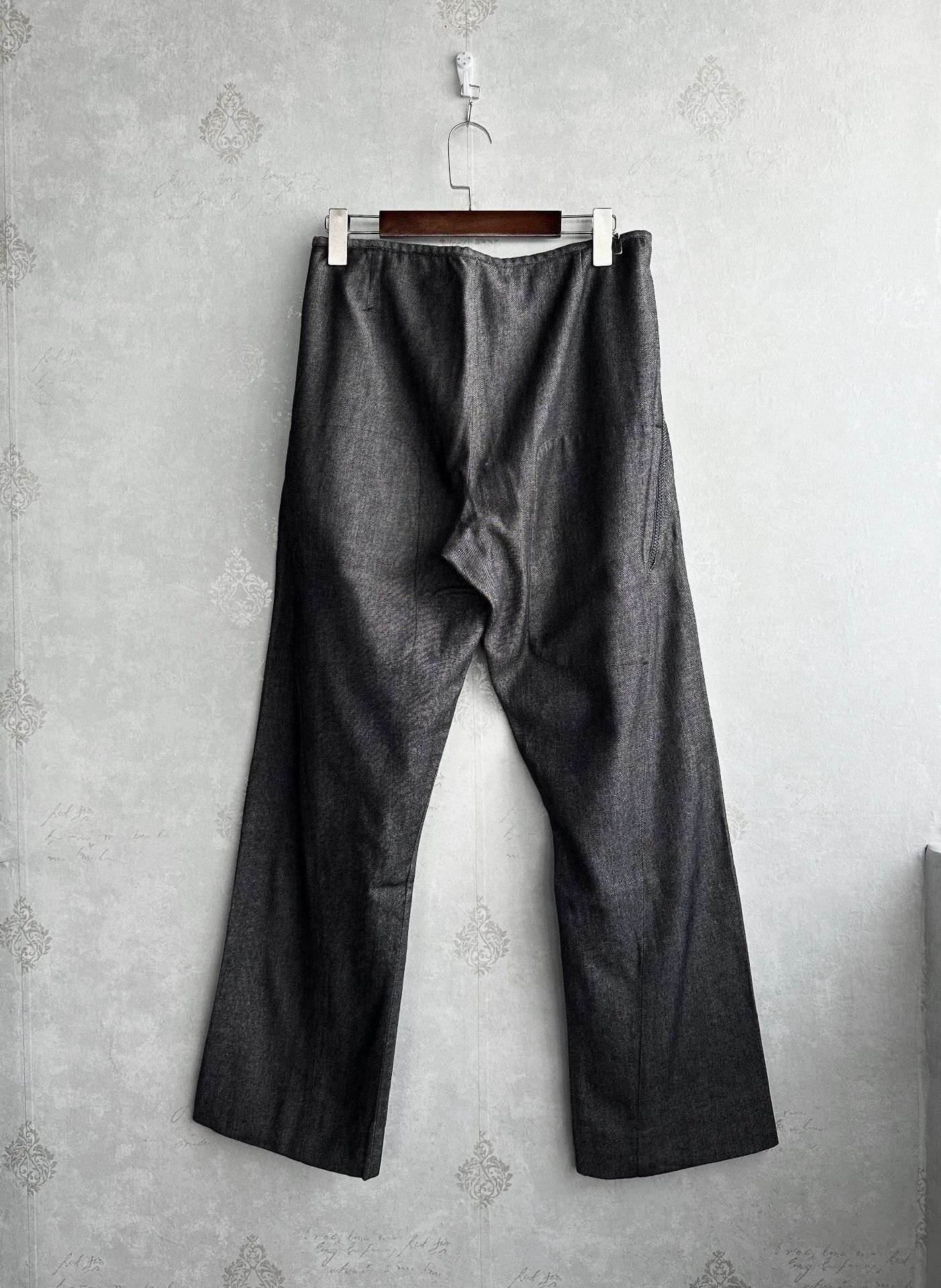 Dirk Bikkembergs Dirk Bikkembergs 90s Double Side Zipper Trousers Size US 30 / EU 46 - 2 Thumbnail