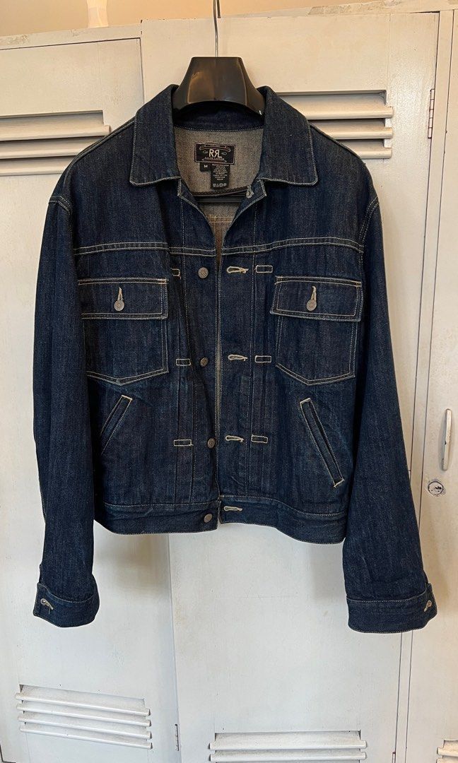 RRL Ralph Lauren Rrl denim Trucker dead stock vintage design Size US M / EU 48-50 / 2 - 2 Thumbnail