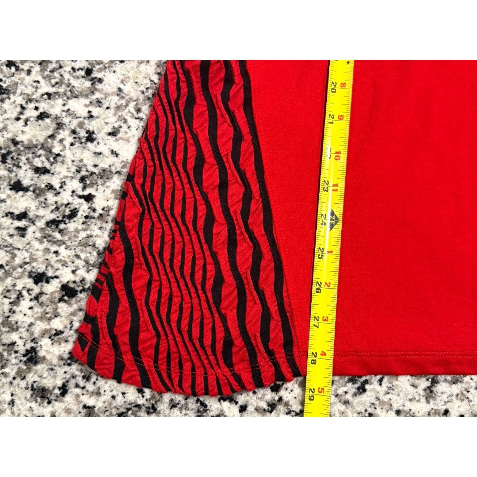 Vintage Ali Miles Blouse Shirt Women M Red Wearable Art Long Sleeve Abstract Top Size M / US 6-8 / IT 42-44 - 3 Thumbnail