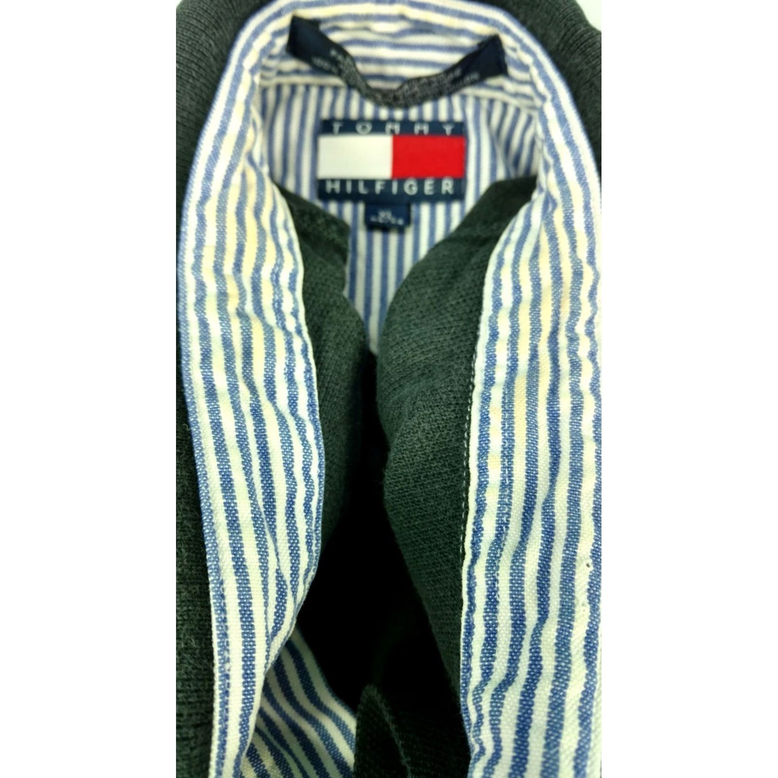 Tommy Hilfiger Tommy Hilfiger Polo Shirt Black XL Polos Shirts Mens Polo Shirt Flag stitch Flag Tag Size XL Size US XL / EU 56 / 4 - 7 Thumbnail