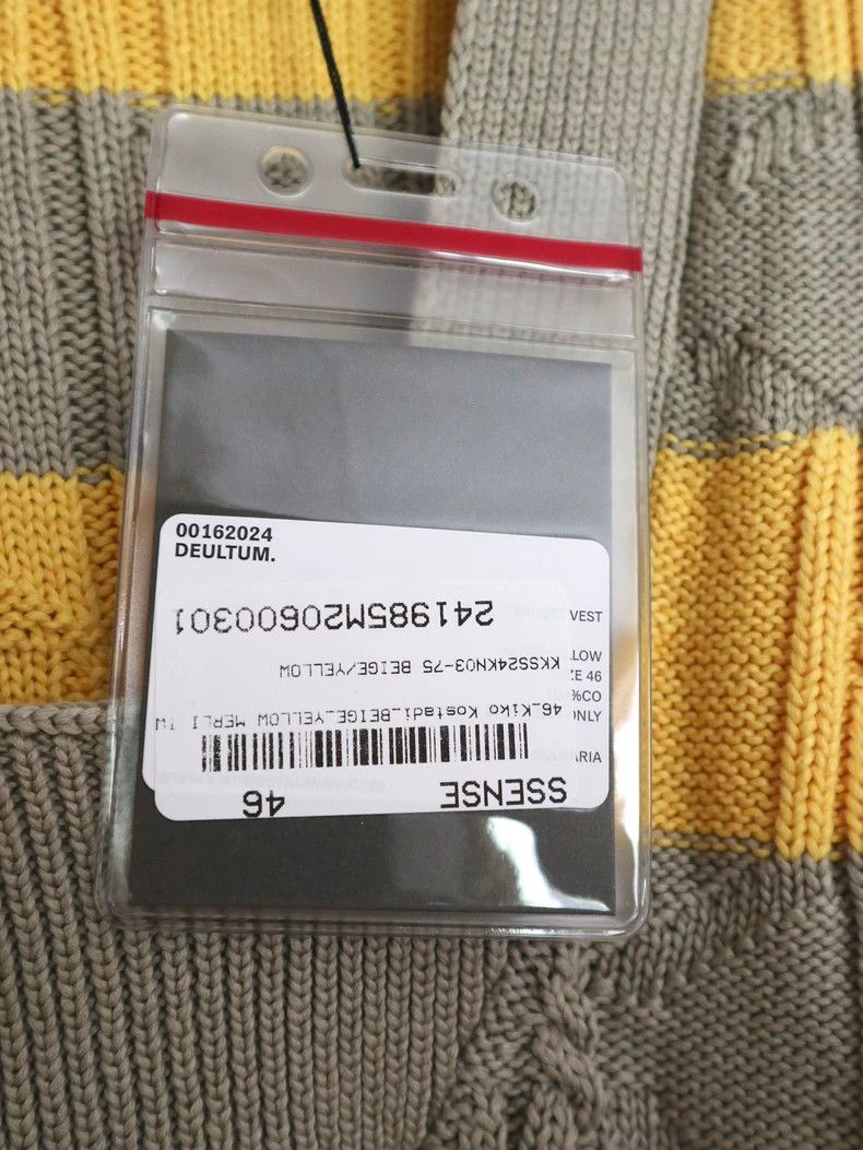 Kiko Kostadinov KIKO KOSTADINOVSS24 collection yellow stripe tank top 2504- Size US M / EU 48-50 / 2 - 4 Thumbnail