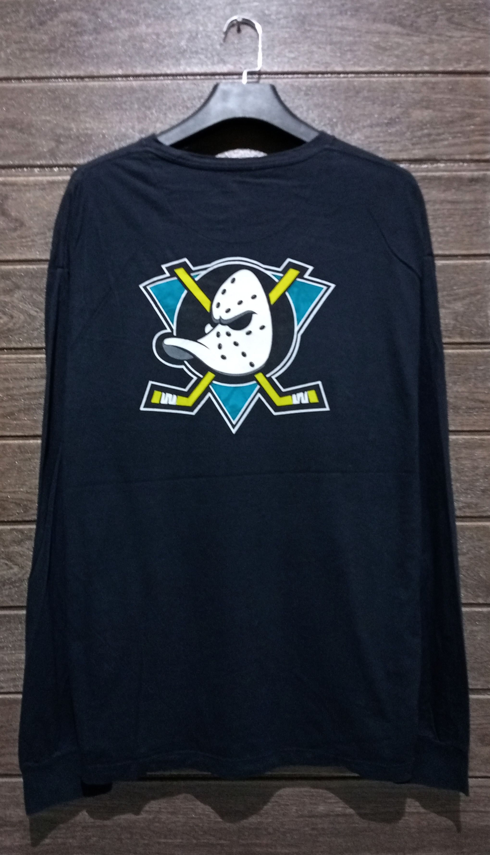 Mitchell & Ness The Mighty Ducks Mitchell & Ness NHL Long Sleeve Tshirt Size US XXL / EU 58 / 5 - 1 Thumbnail