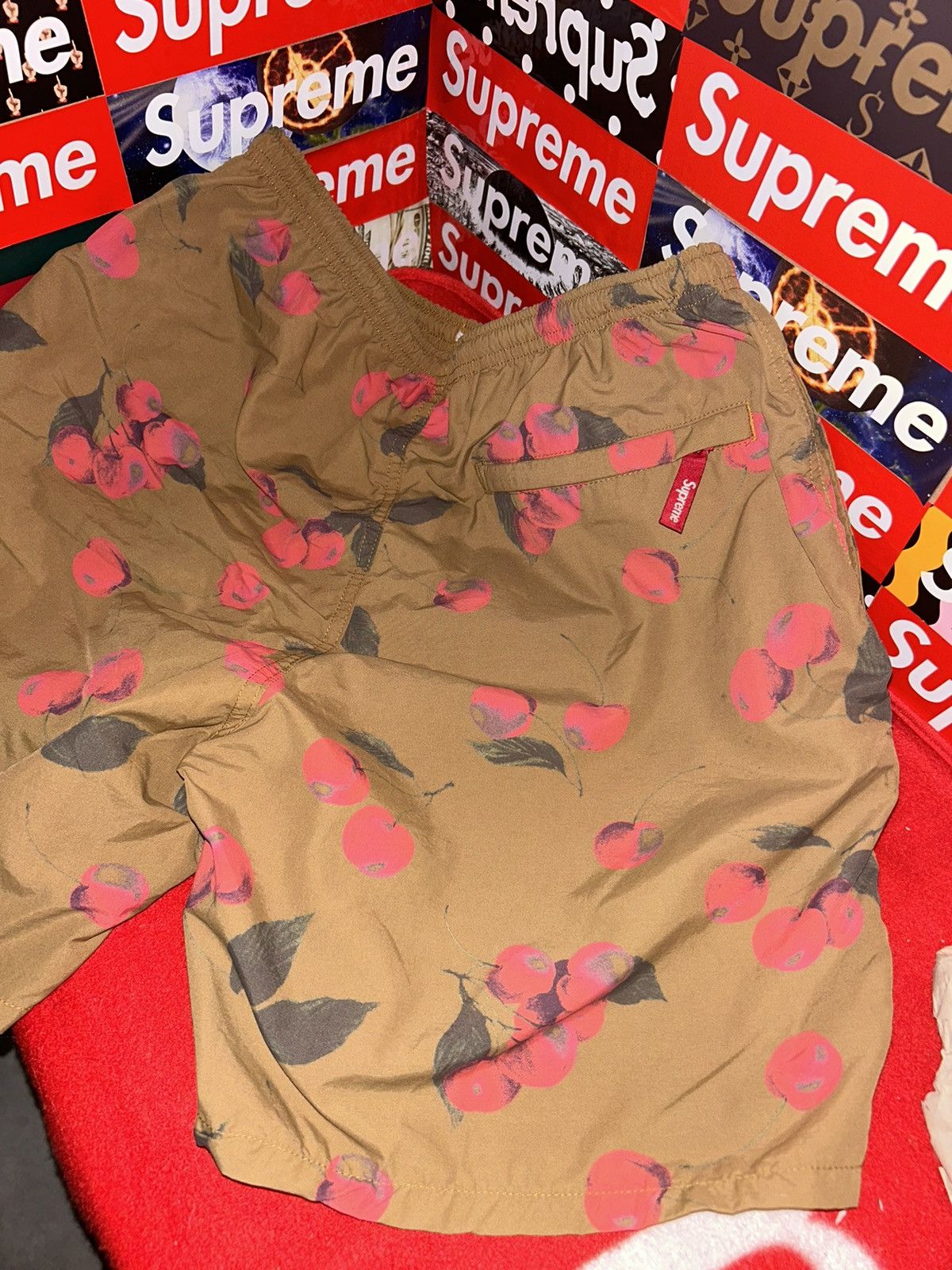 Supreme Supreme Nylon Water Short Brown Cherry SS19 size Medium Size US 34 / EU 50 - 4 Thumbnail