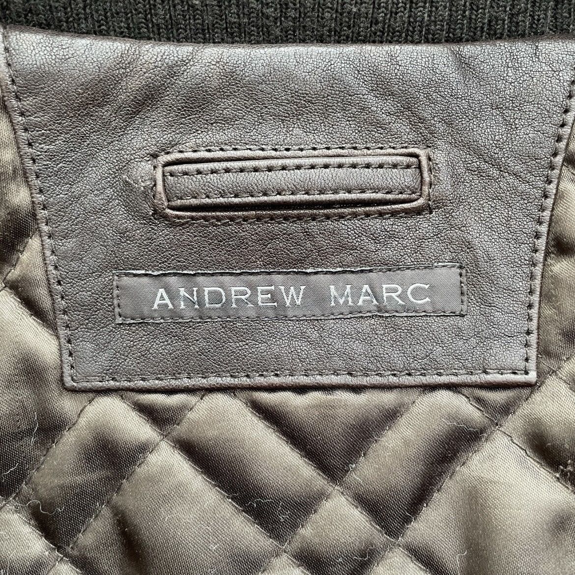 Andrew Marc Andrew Marc Leather Jacket Men’s Large Heavyweight Brown Size US L / EU 52-54 / 3 - 5 Thumbnail