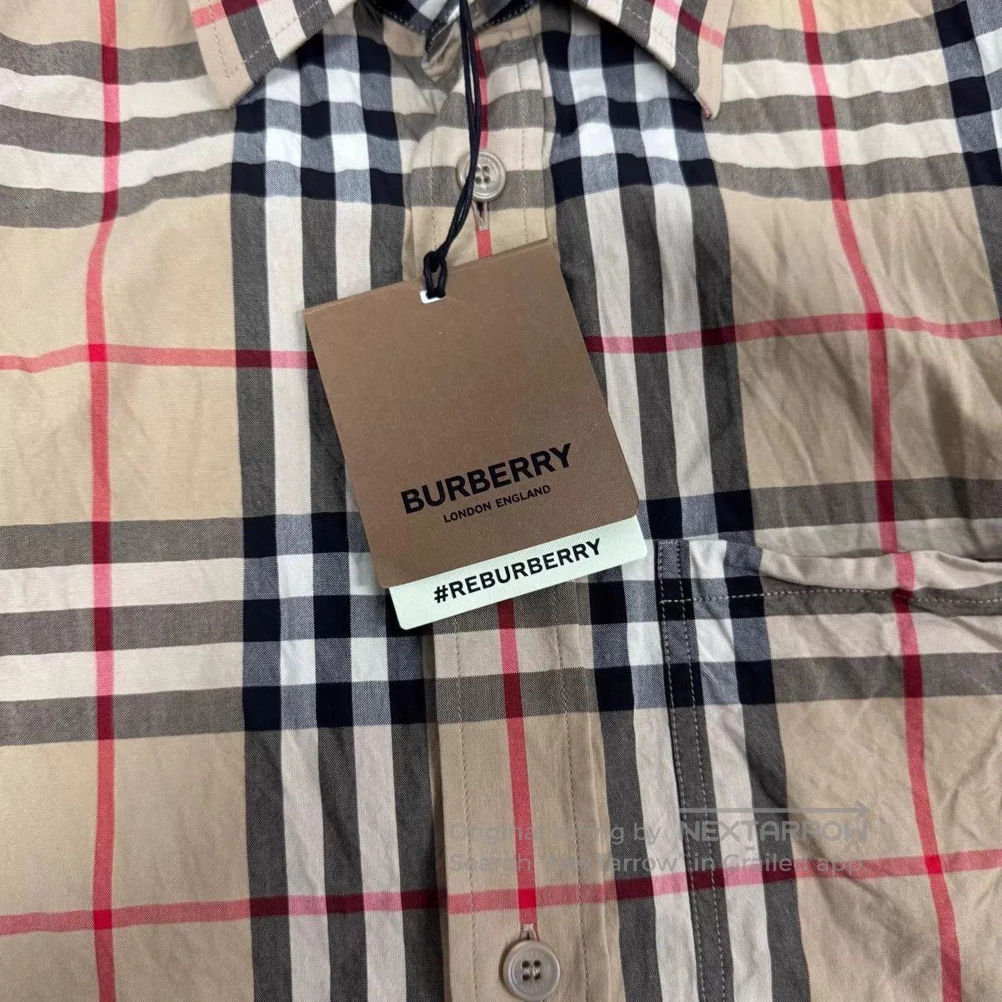 Burberry Plaid Long. Size US M / EU 48-50 / 2 - 5 Thumbnail