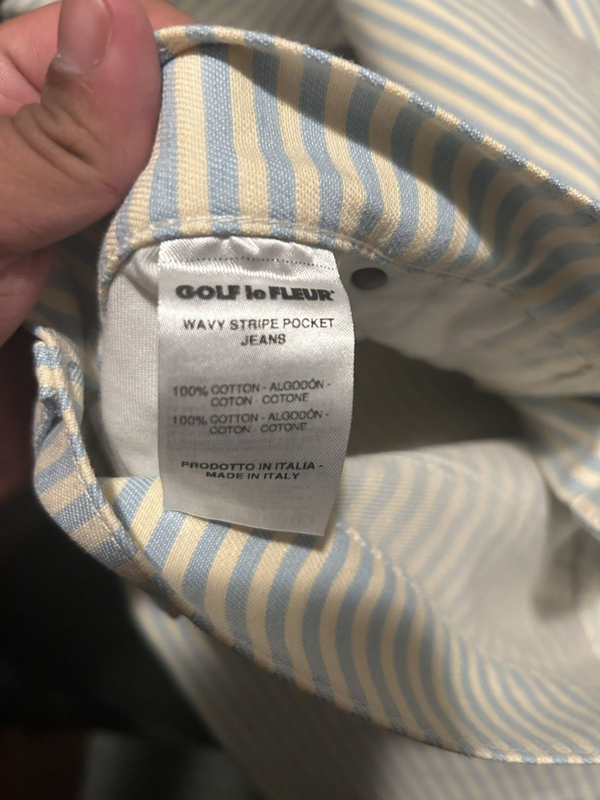 Golf le Fleur Golf le fleur wavy pocket hickory stripe denim jeans size 36 Size US 36 / EU 52 - 7 Thumbnail