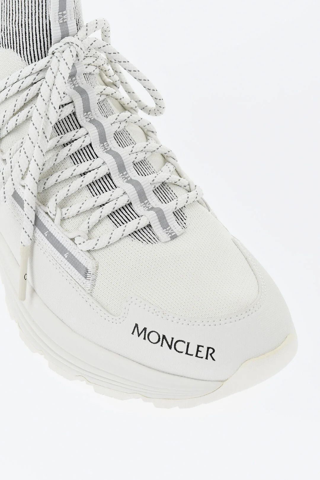 Moncler og1mm0426 Lace-Up Sneakers in White Size US 7.5 / EU 40-41 - 4 Thumbnail