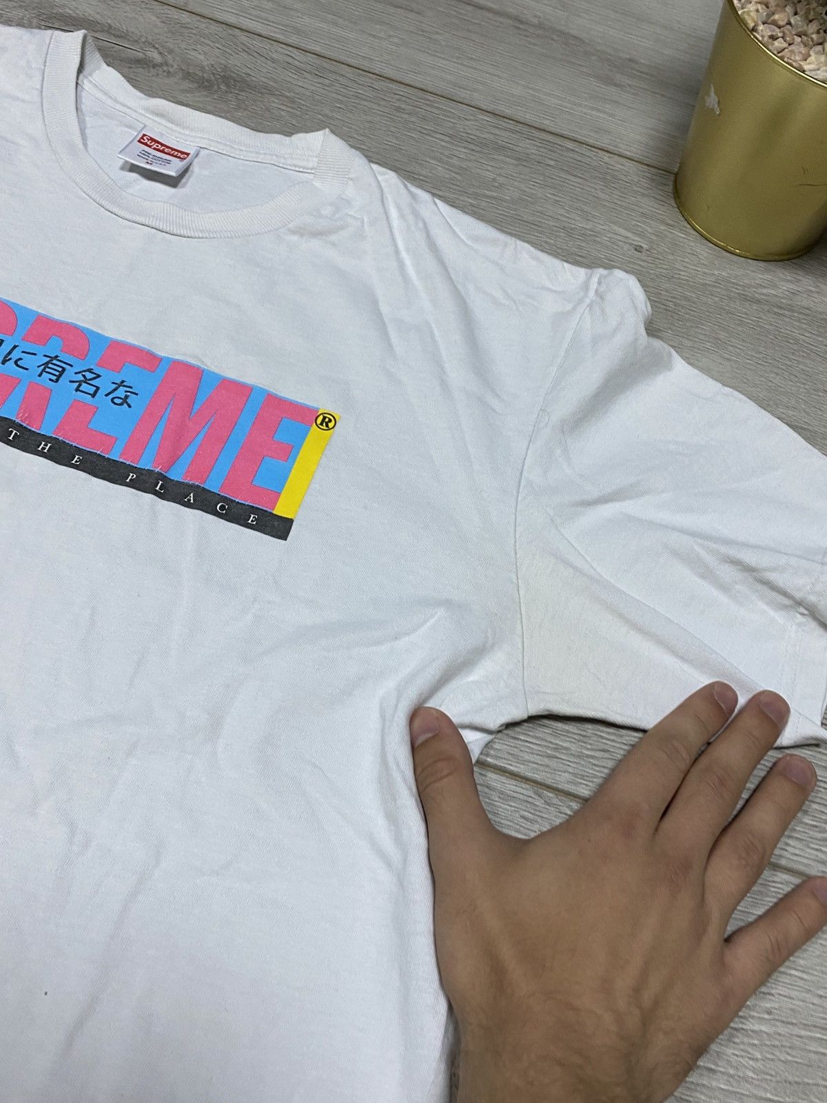 Supreme Supreme All Over place t-shirt Hieroglyph Size US M / EU 48-50 / 2 - 6 Thumbnail