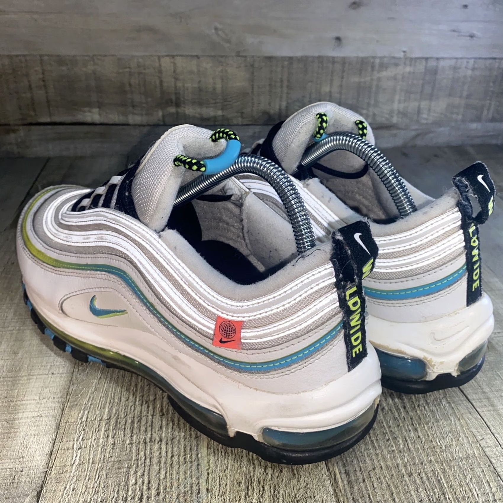 Nike Nike Air Max 97 Worldwide Pack White Mens Size 9 CZ5607-100 Size US 10 / EU 43 - 4 Thumbnail