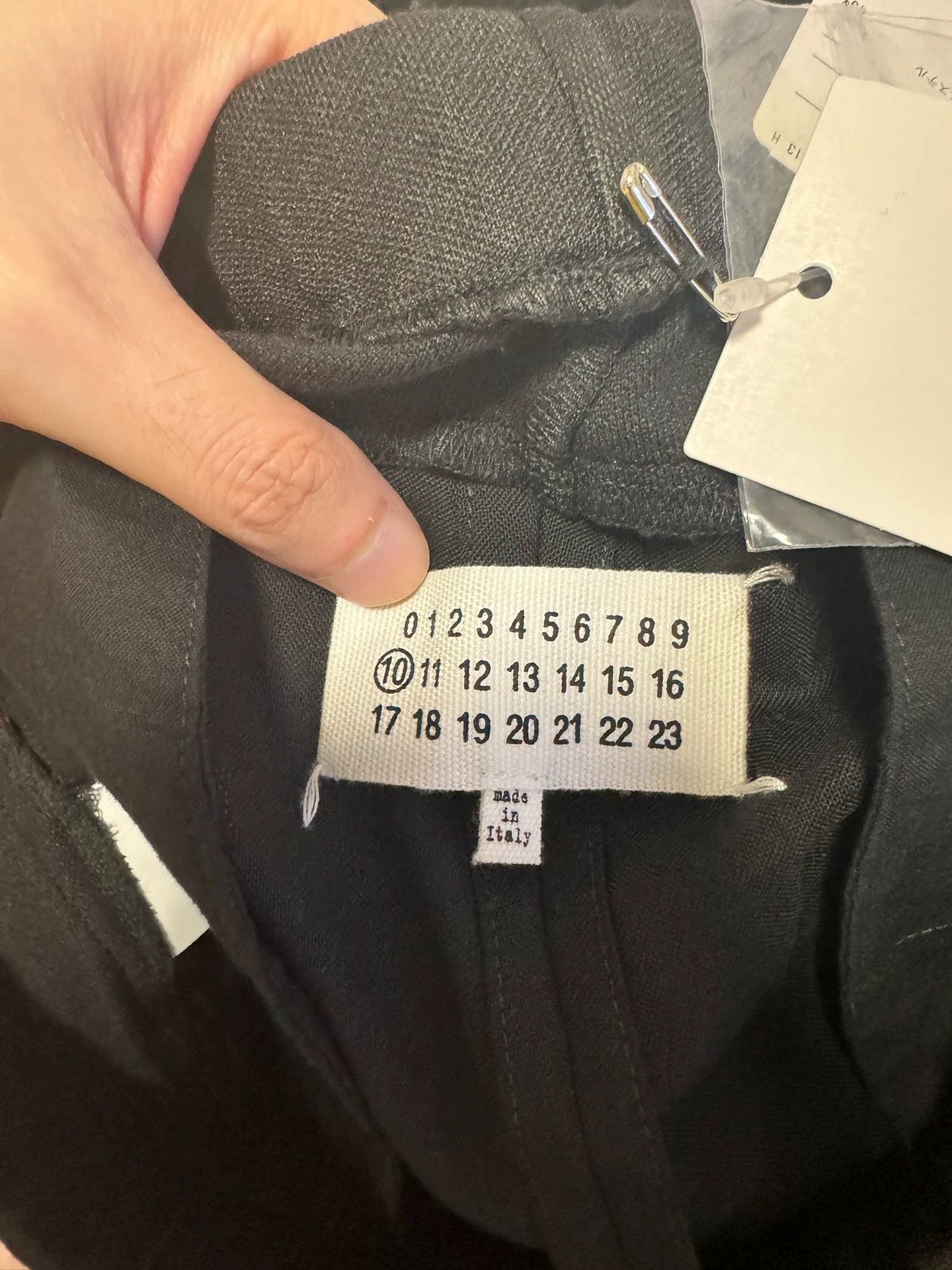MM6 MM6 Black Wide Double Pleat Wool Trousers 46 Size US 30 / EU 46 - 3 Thumbnail