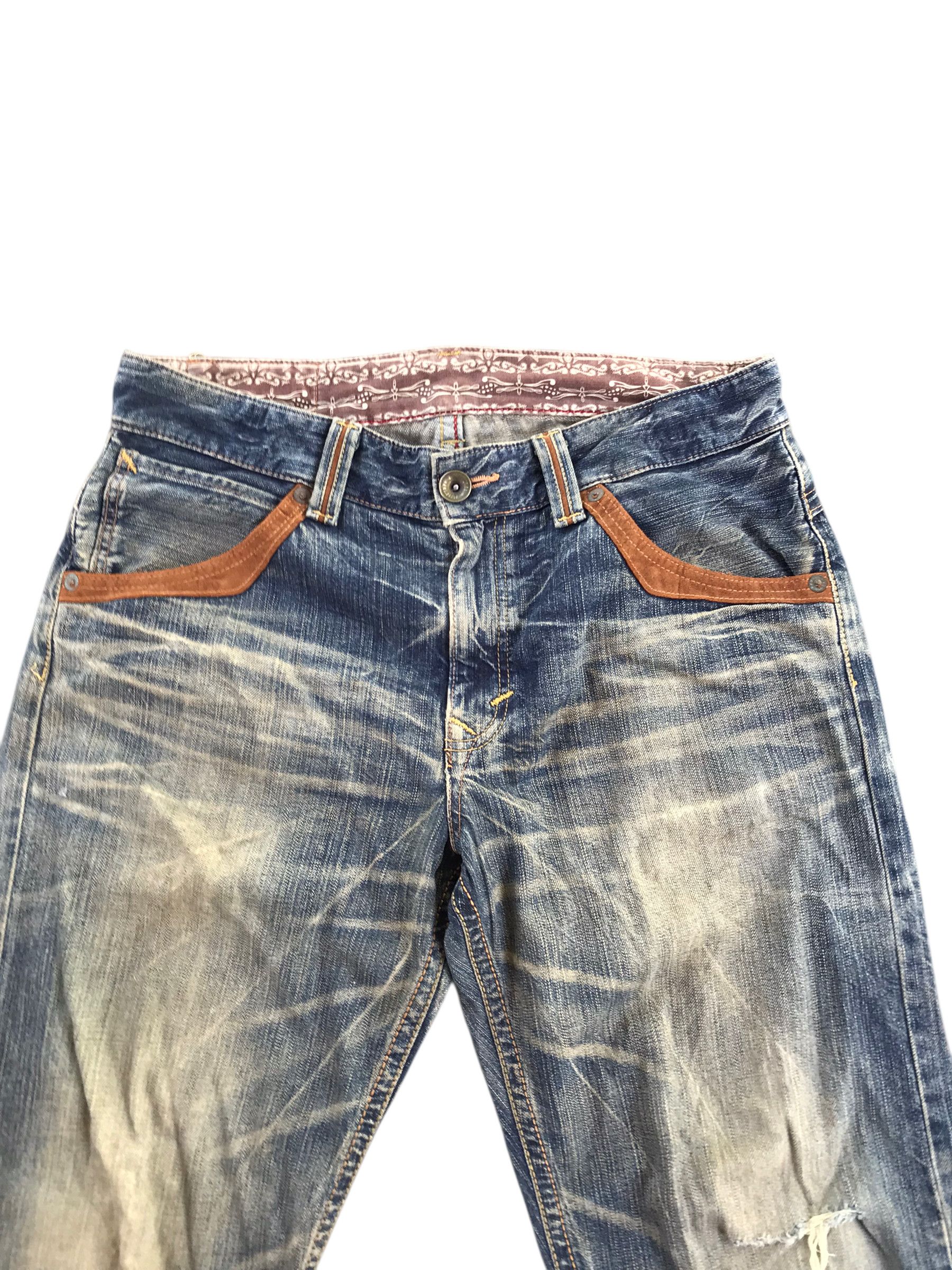 Tornado Mart Vtg 90s Edwin Japan Distressed Denim-Size 35-14th addiction Size US 35 - 14 Thumbnail