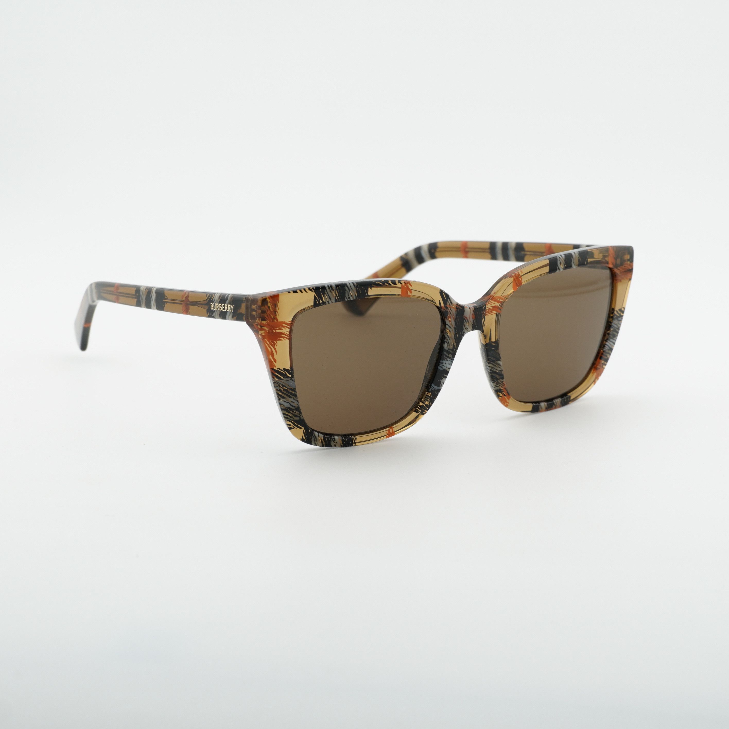 Burberry Burberry BE4487 416373 Sunglasses Brown/Vintage Check Square Size ONE SIZE - 6 Thumbnail