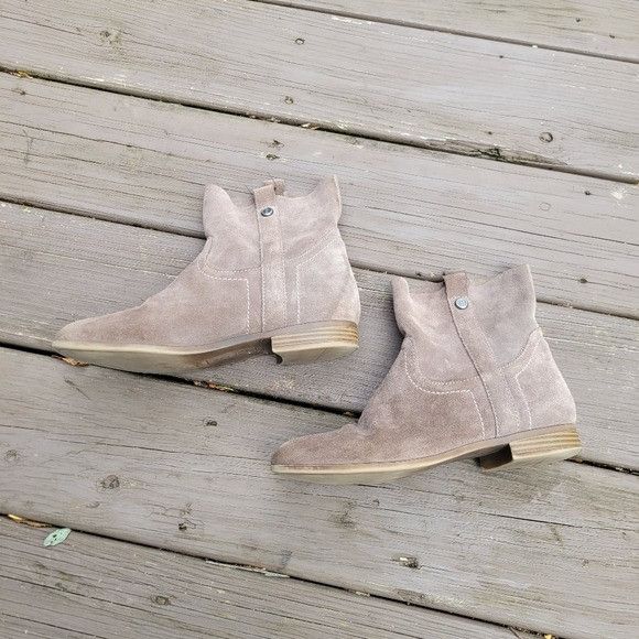 Frye Frye Sarah Shortie Taupe Suede Leather Western Boho Ankle Bo Size US 8 / IT 38 - 3 Thumbnail
