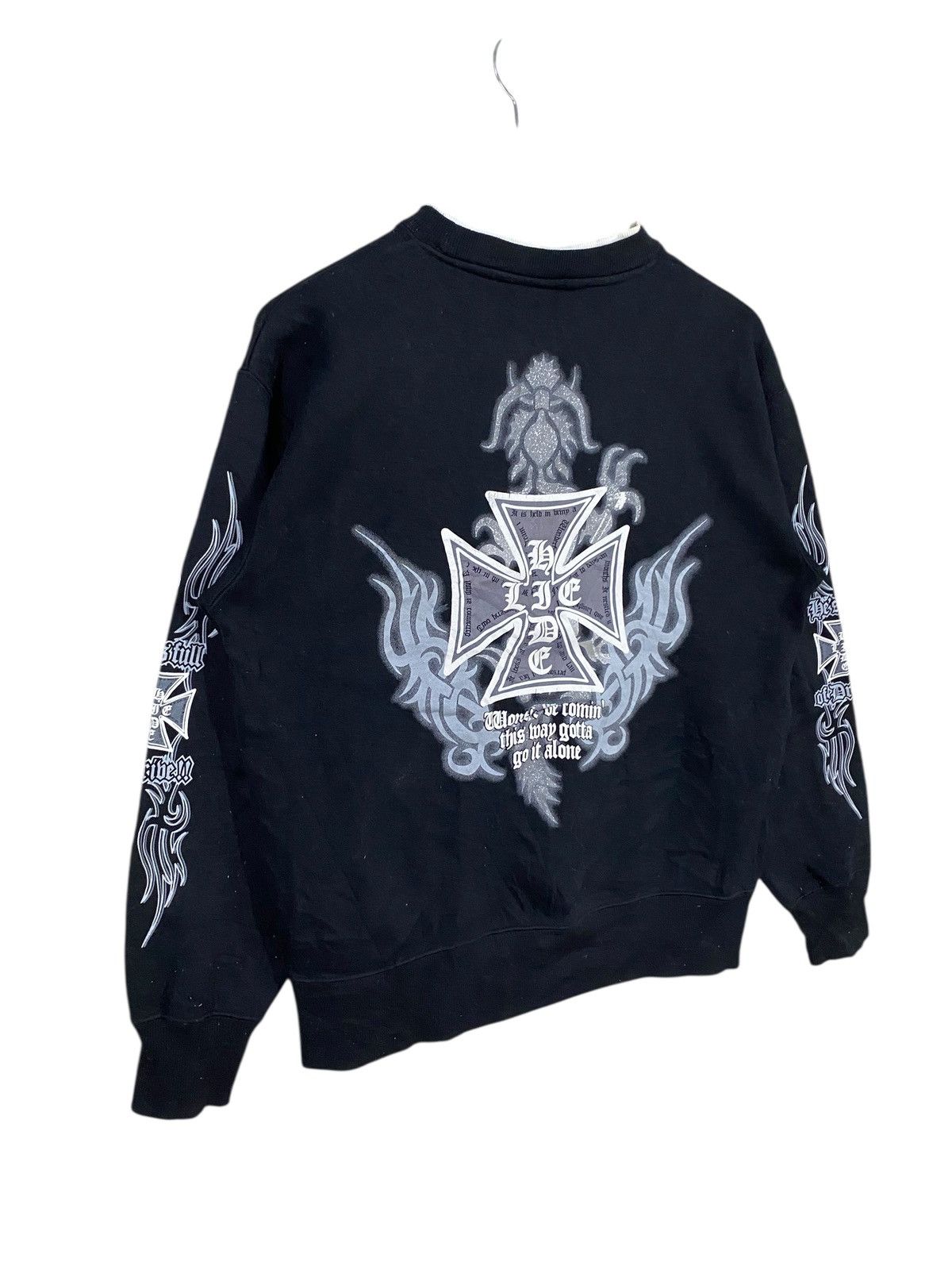 Beaumere Vintage y2k beaumere cross sweatshirt crewneck back hit Size US M / EU 48-50 / 2 - 9 Thumbnail