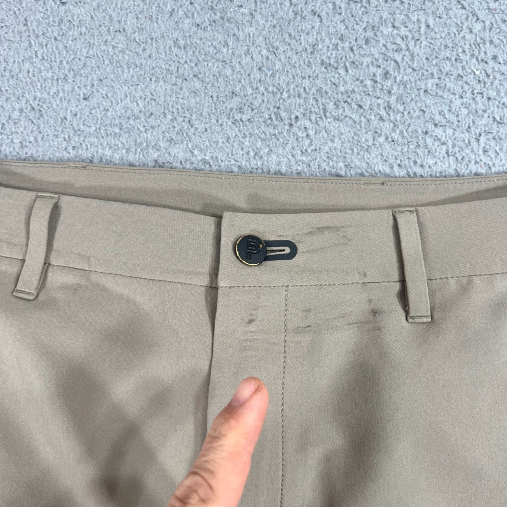 Vintage Public Rec Men Golf Shorts 36 Beige Performance 8" Pocket Size US 36 / EU 52 - 4 Thumbnail