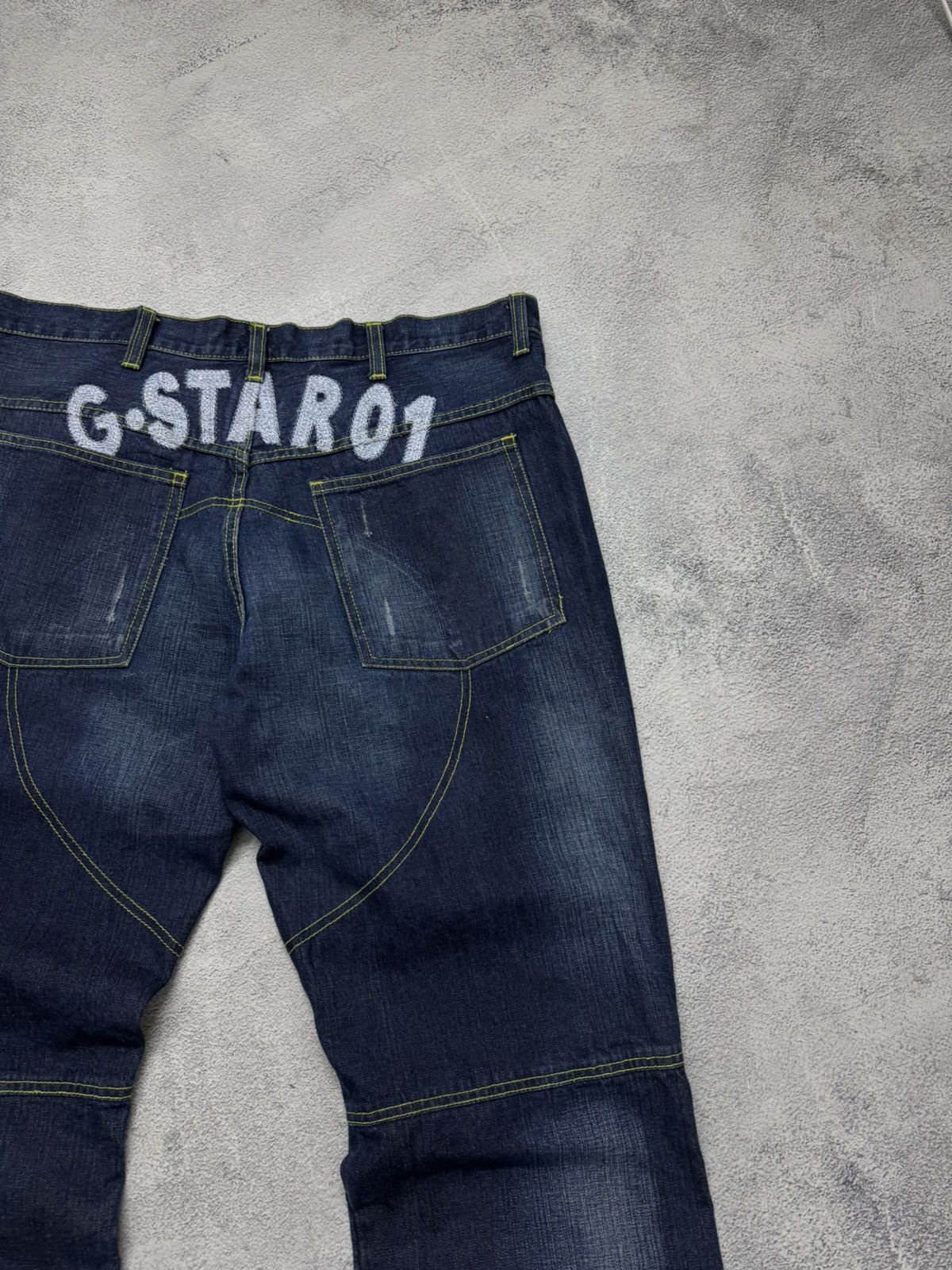G-Star Vintage Y2k G Star Denim Jeans Big Logo 01 Size US 38 / EU 54 - 7 Thumbnail