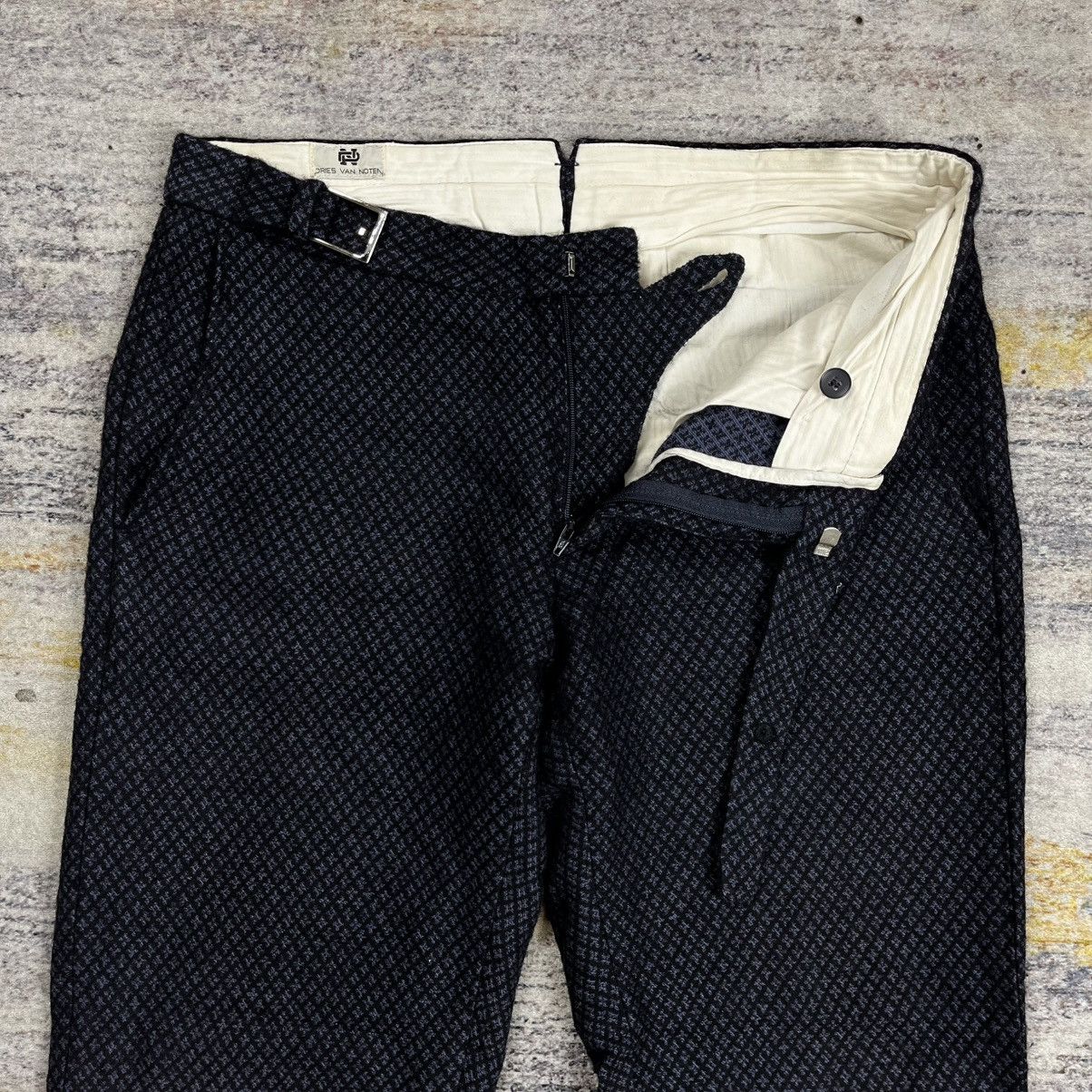 Dries Van Noten Vintage Dries Van Noten geometry belted trousers Size US 30 / EU 46 - 4 Thumbnail