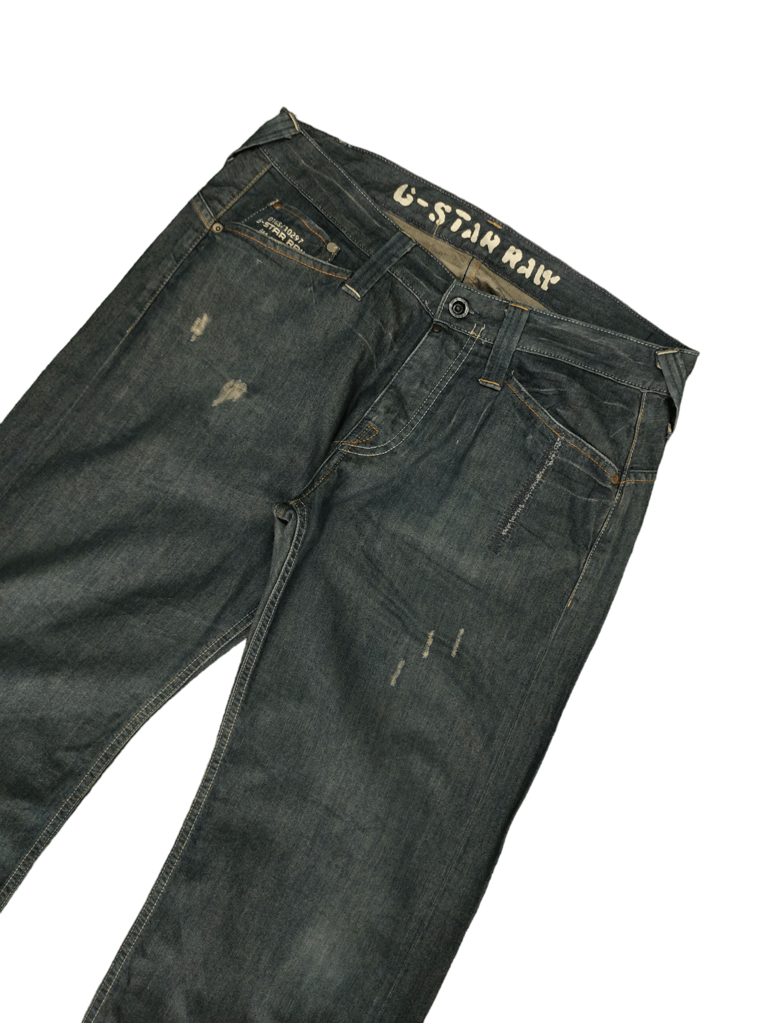 G-Star Loose Jeans G-Star Raw Distress Denim Wide Leg Y2k Size US 33 - 5 Thumbnail