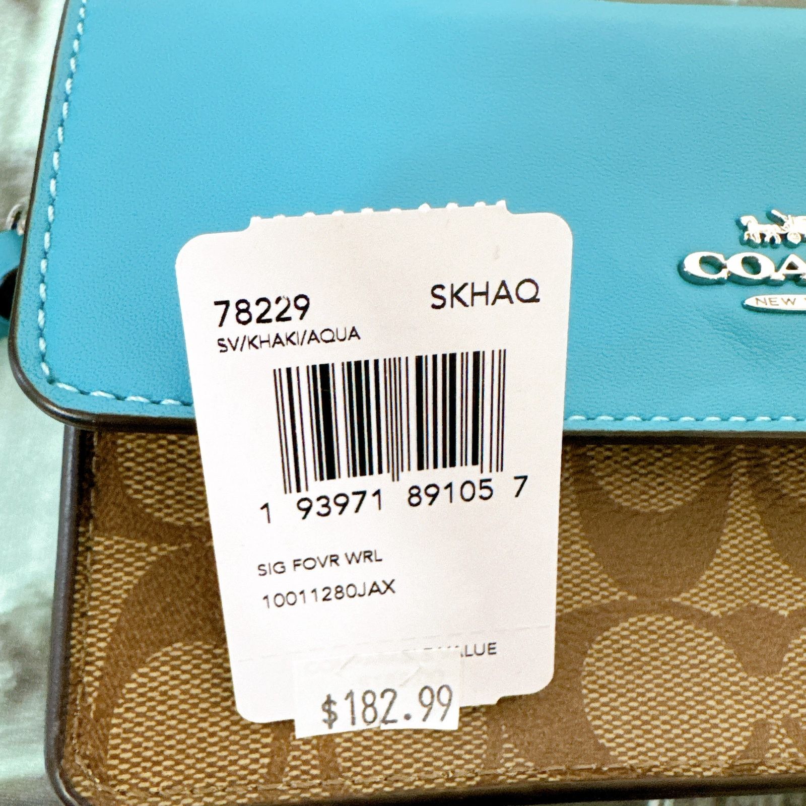 Coach Coach 78229 Signature Foldover Wristlet Size ONE SIZE - 8 Thumbnail