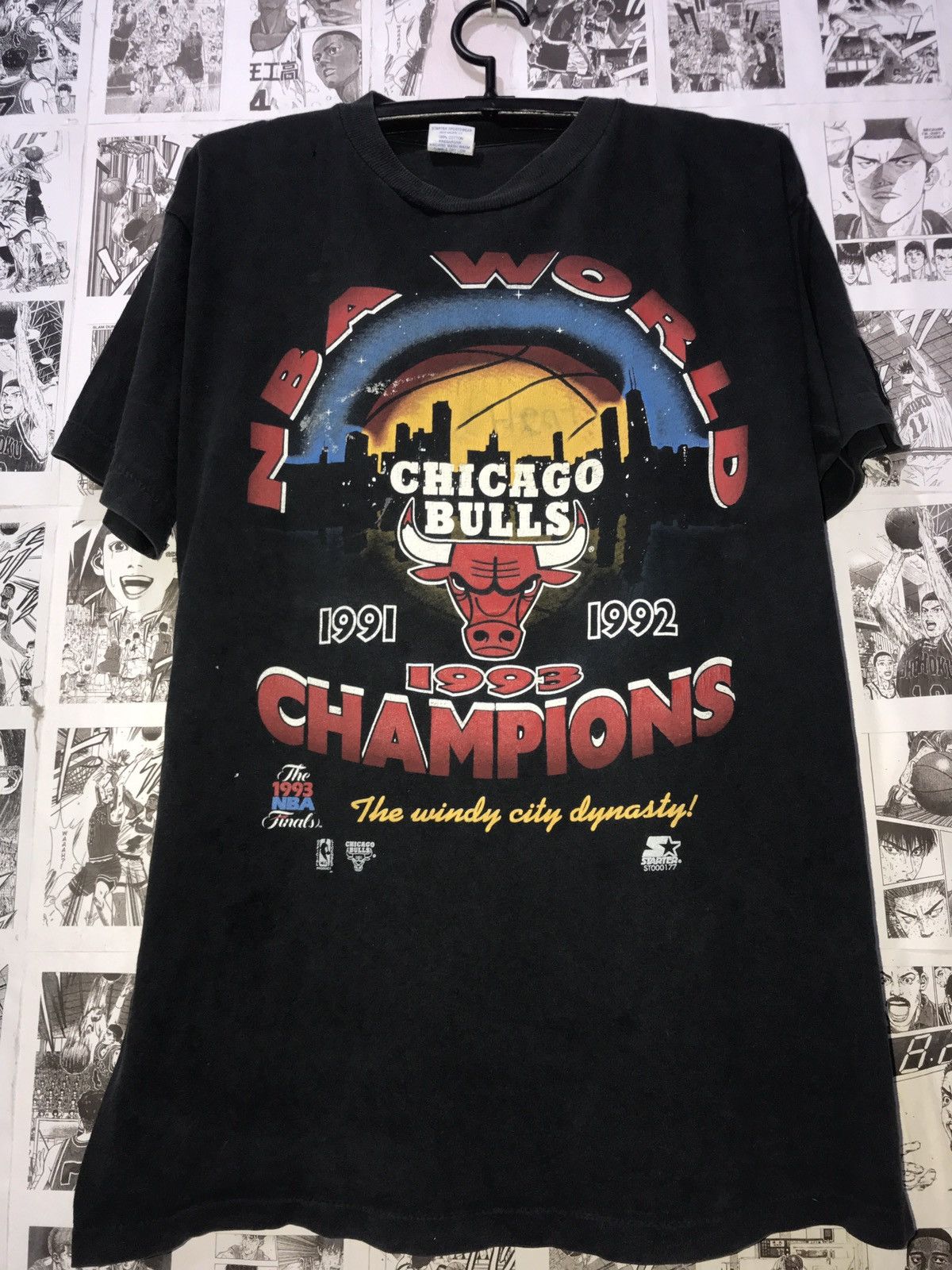 NBA × Vintage Vintage 90’s Authentic starter Chicago Bulls1993 NBA Size XL Size US L / EU 52-54 / 3 - 2 Thumbnail