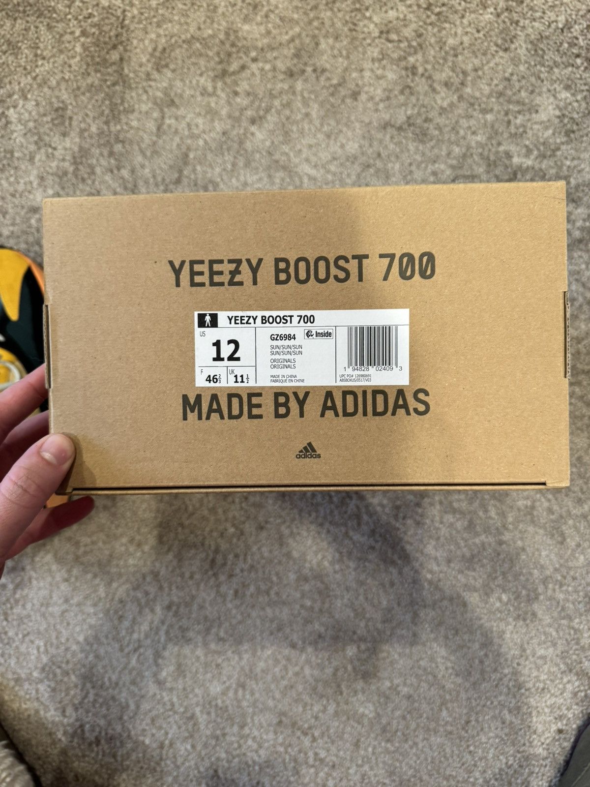 Adidas × Kanye West Yeezy boost 700 Sun Size US 12 / EU 45 - 9 Thumbnail
