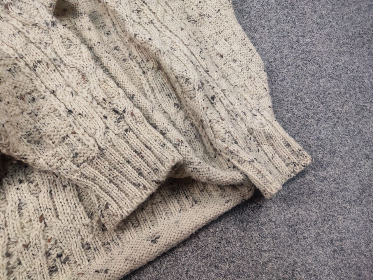Vintage Inisfree Vintage Ireland Fisherman Cable Knit Sweater Inis Size US M / EU 48-50 / 2 - 7 Thumbnail