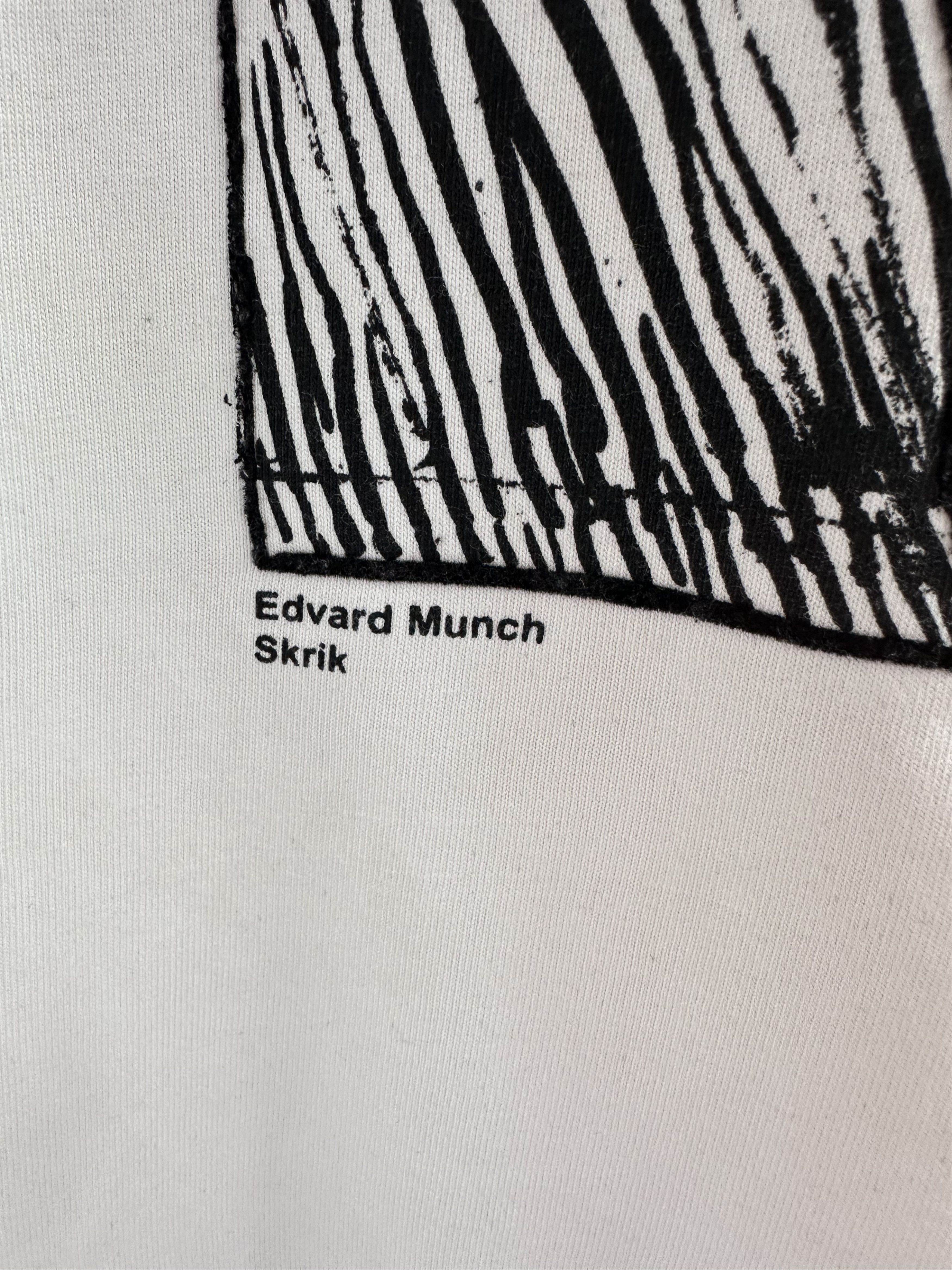 Vintage Vintage 90s Edvard Munch Scream Art T Shirt Size US XL / EU 56 / 4 - 4 Thumbnail
