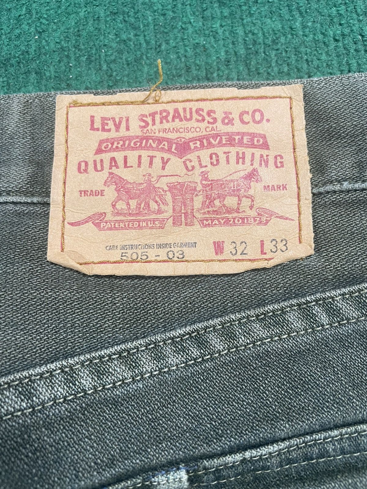 Levi's Vintage Levis Distressed Japanese Production’s Size US 32 / EU 48 - 7 Thumbnail