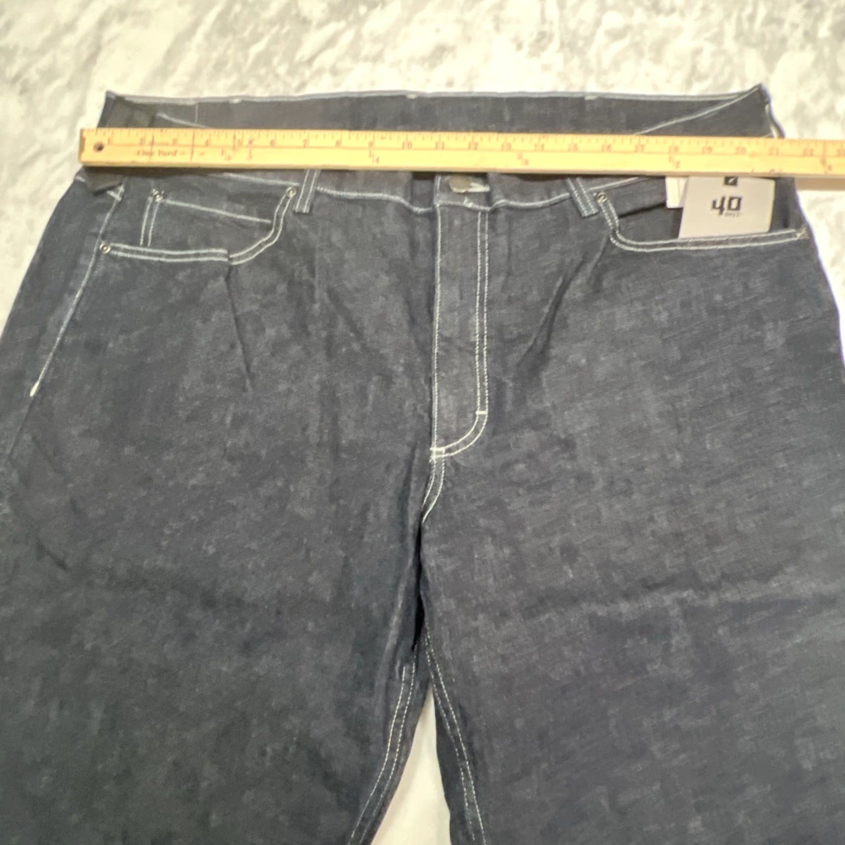 DULUTH 40 Grit Carpenter Blue Jeans Pants Men 44x30 Slim Fit Flex Blue NWT
