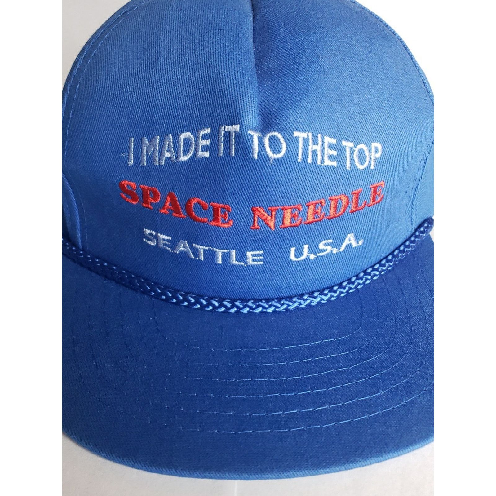 Other Vintage Snapback Hat Space Needle Seattle USA 80s 90s Size ONE SIZE - 3 Thumbnail