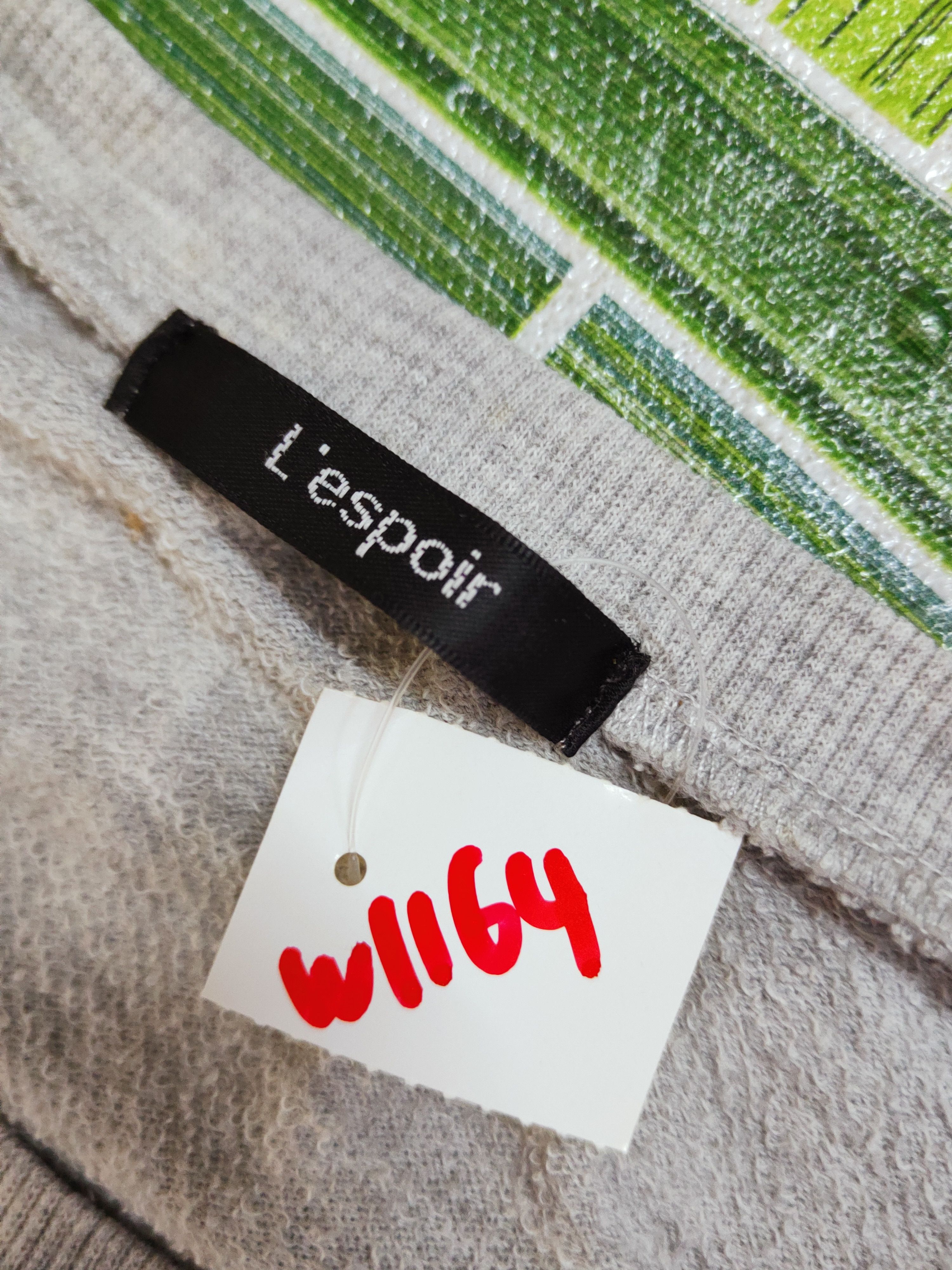 Japanese Brand × Vintage L'espoir Gray Sweatshirts #W1164 Size L / US 10 / IT 46 - 12 Thumbnail