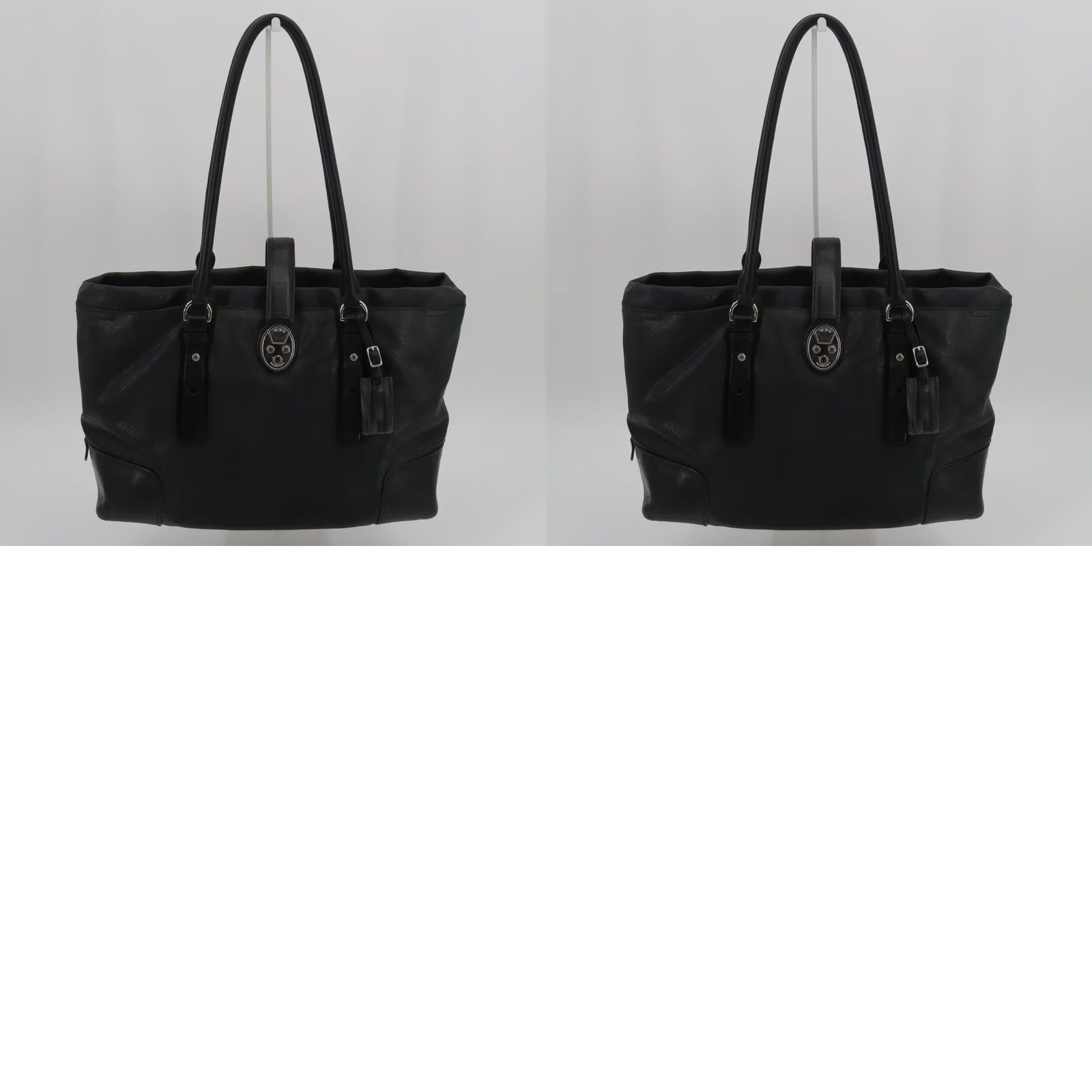 Tumi Tumi Villa Turin Tote Handbag Purse Bag Black Canvas Work Travel Commute Laptop Bag 73105D2 Size ONE SIZE - 11 Thumbnail