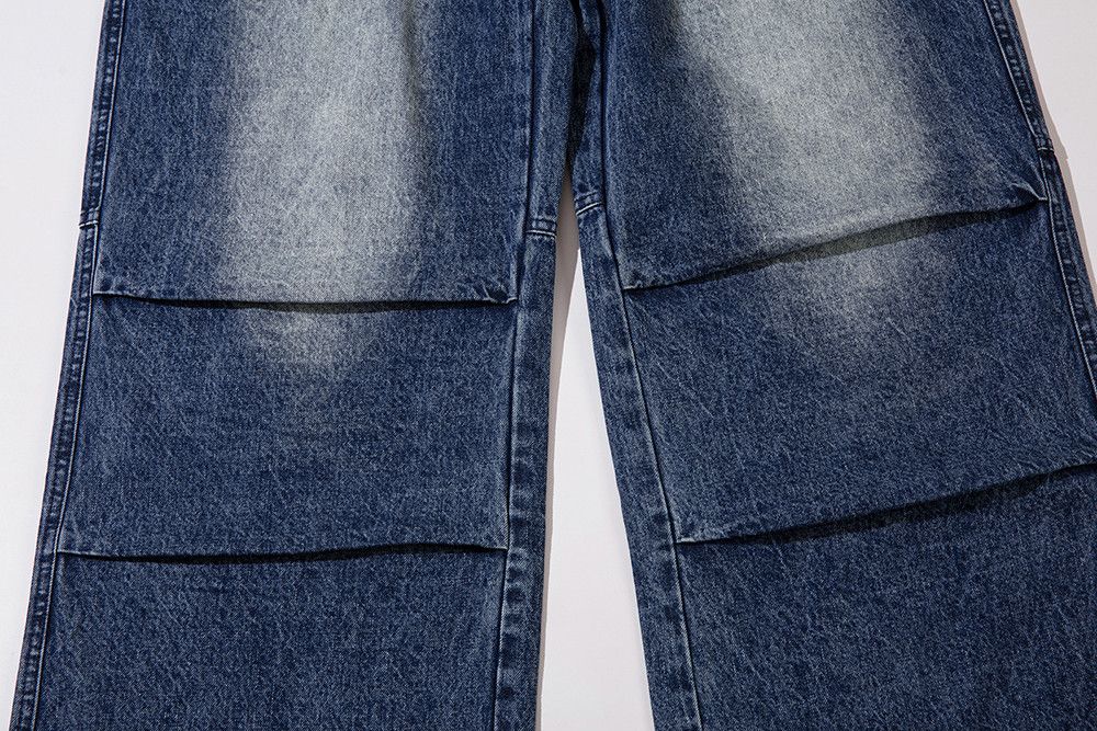 Japanese Brand × Jean Harajuku Washed Vintage Blue Baggy Size US 33 - 6 Thumbnail