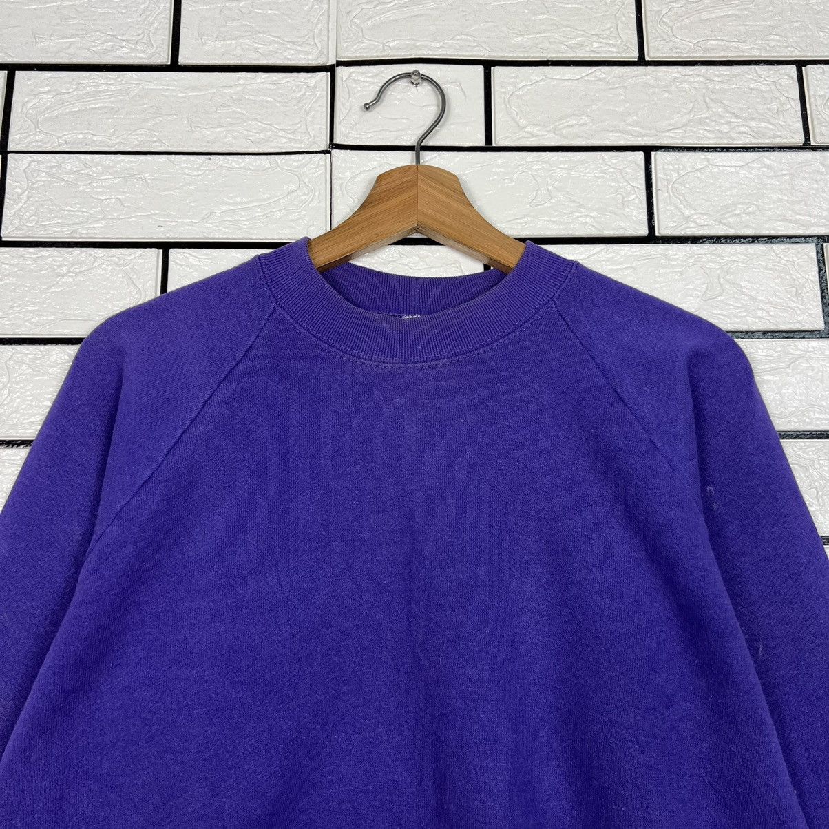 Fruit Of The Loom Vintage 80’s Fruit Of The Loom Cropped Sweatshirt #4078-C185 Size S / US 4 / IT 40 - 2 Thumbnail