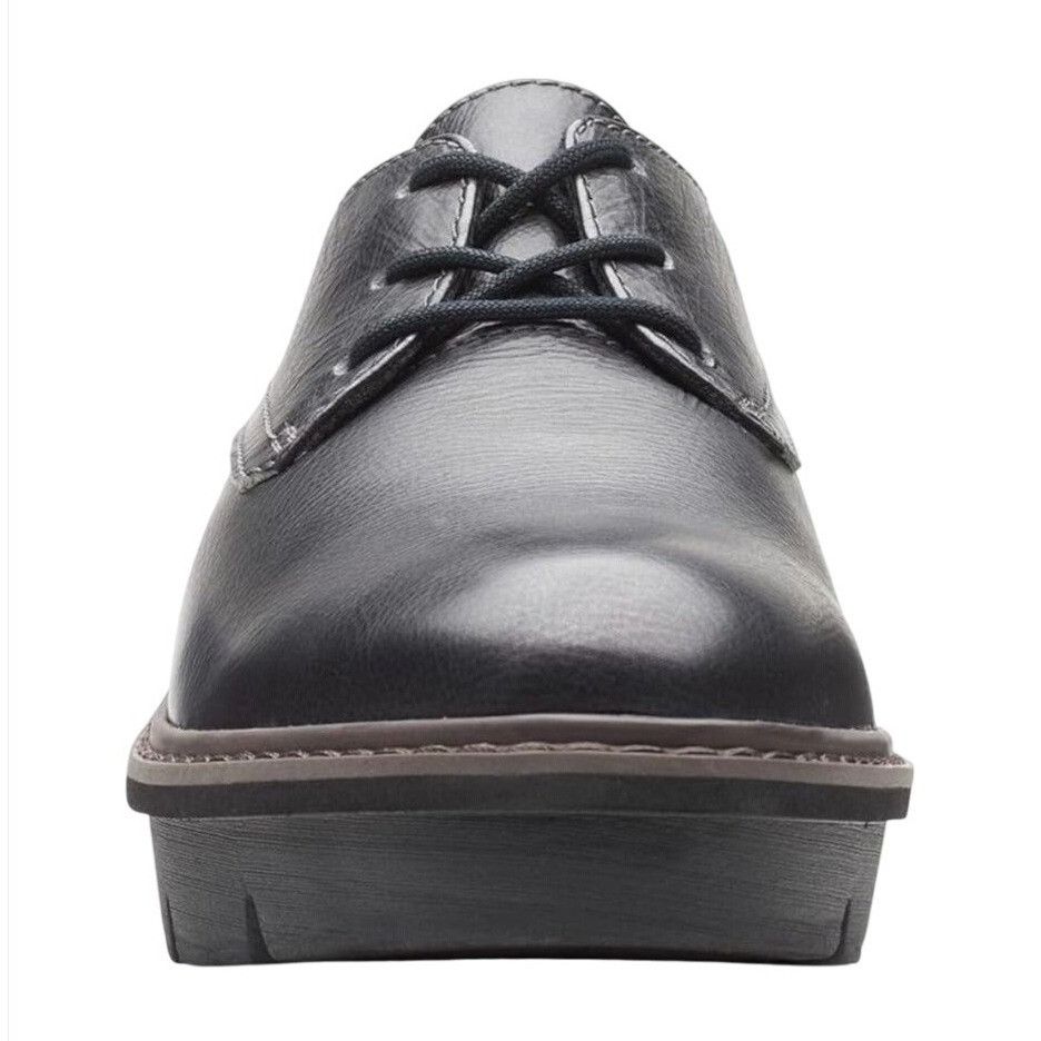 Clarks CLARKS / Airabell / Womens / Tye Oxford / Gunmetal / Leather Size US 12 / IT 42 - 4 Thumbnail