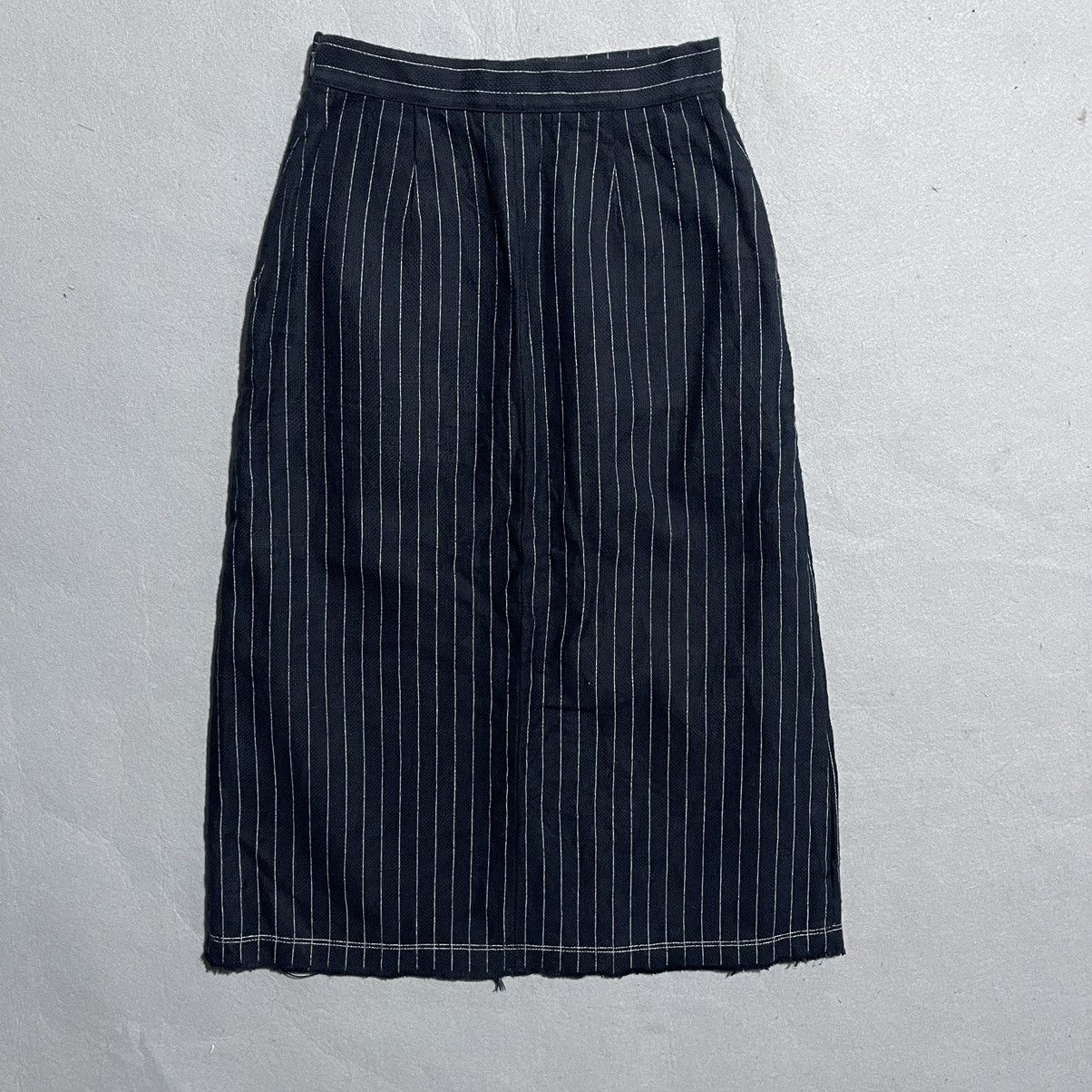 Alexander Wang Alexander Wang T Pinstripe Midi Skirt – Size 2 Size 26" / US 2 / IT 38 - 6 Thumbnail