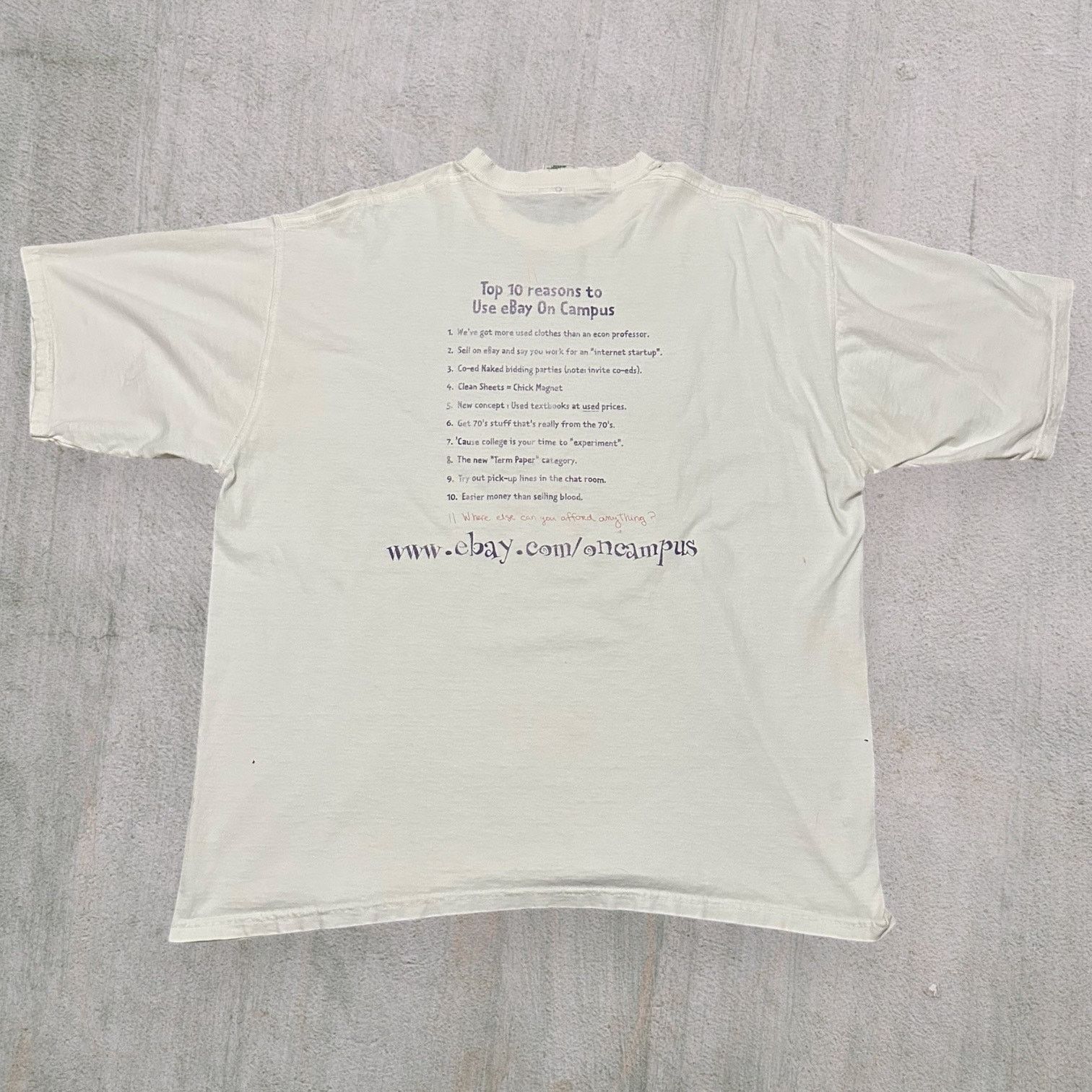 Fruit Of The Loom eBay Campus tee easier than selling blood Size US XL / EU 56 / 4 - 2 Thumbnail