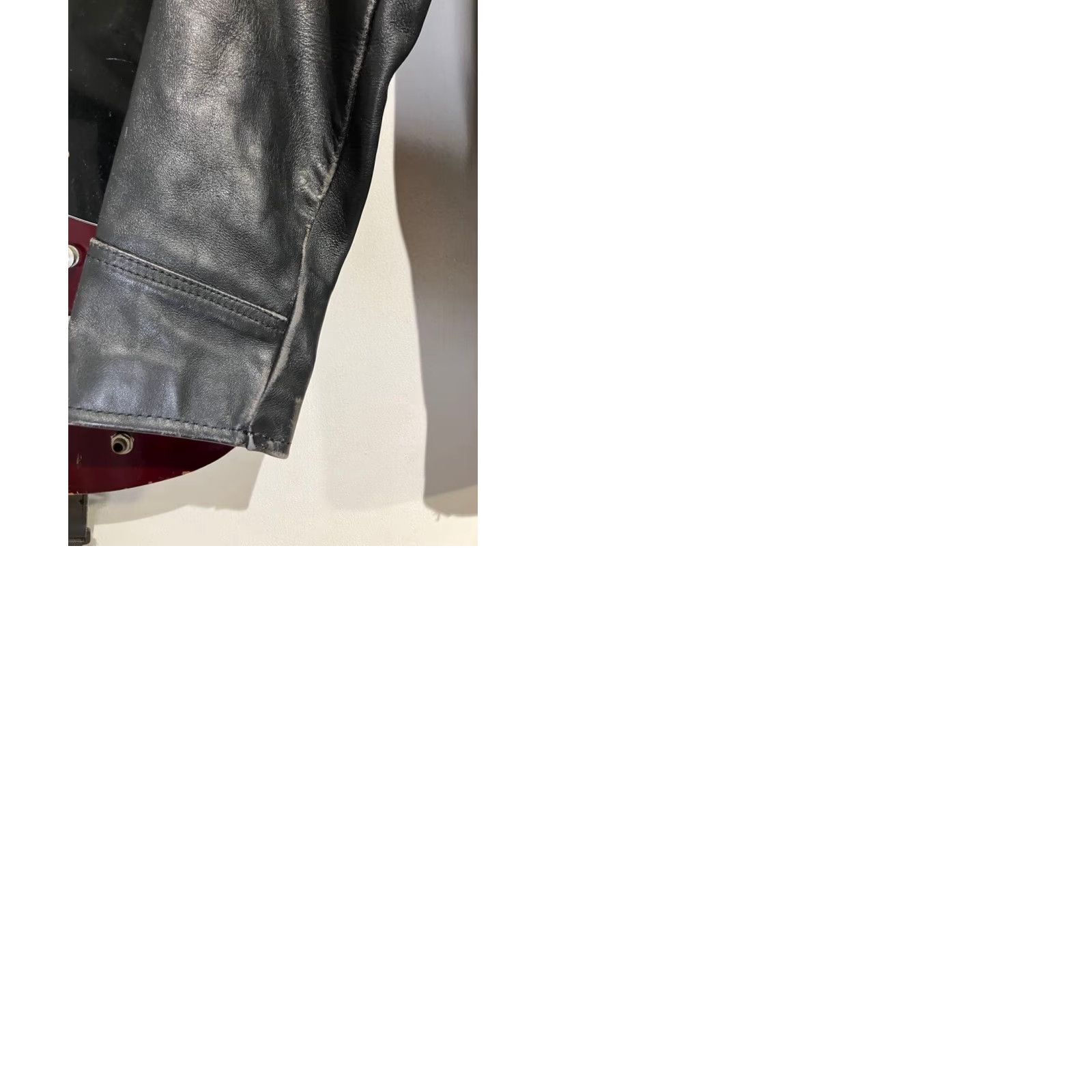 Vintage VANSON Leather TALON Zip Jacket - Washington House Exclusive Black - Single Rider's Jacket - Size 36 - Men Size US XXS / EU 40 - 9 Thumbnail
