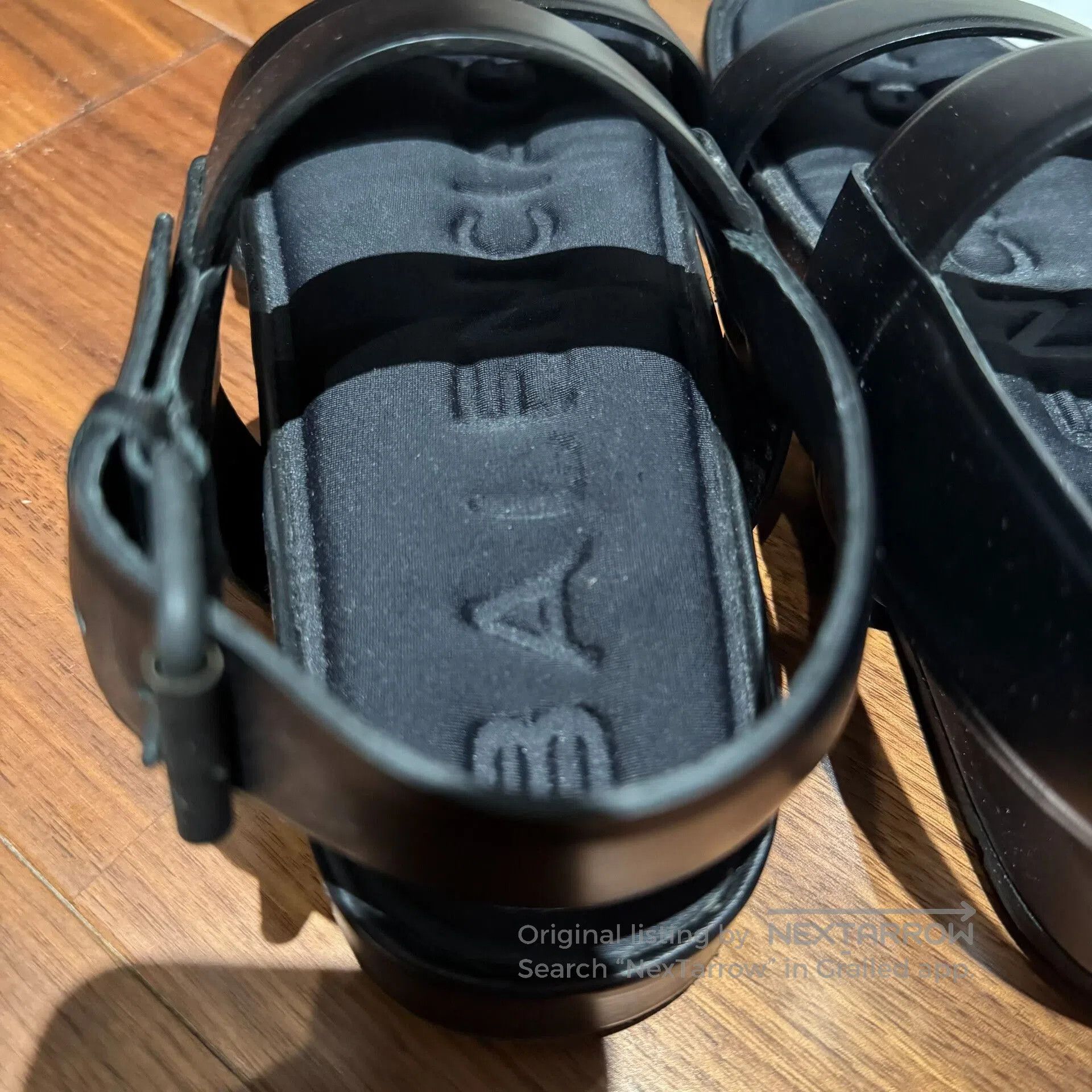 Balenciaga Balenciaga Women's Black Dark Vanguard Sandals. Size US 6 / IT 36 - 6 Thumbnail