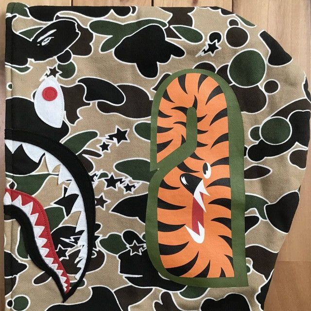 Bape BAPE Sta camo shark full zip hoodie a bathing ape Size US XL / EU 56 / 4 - 5 Thumbnail