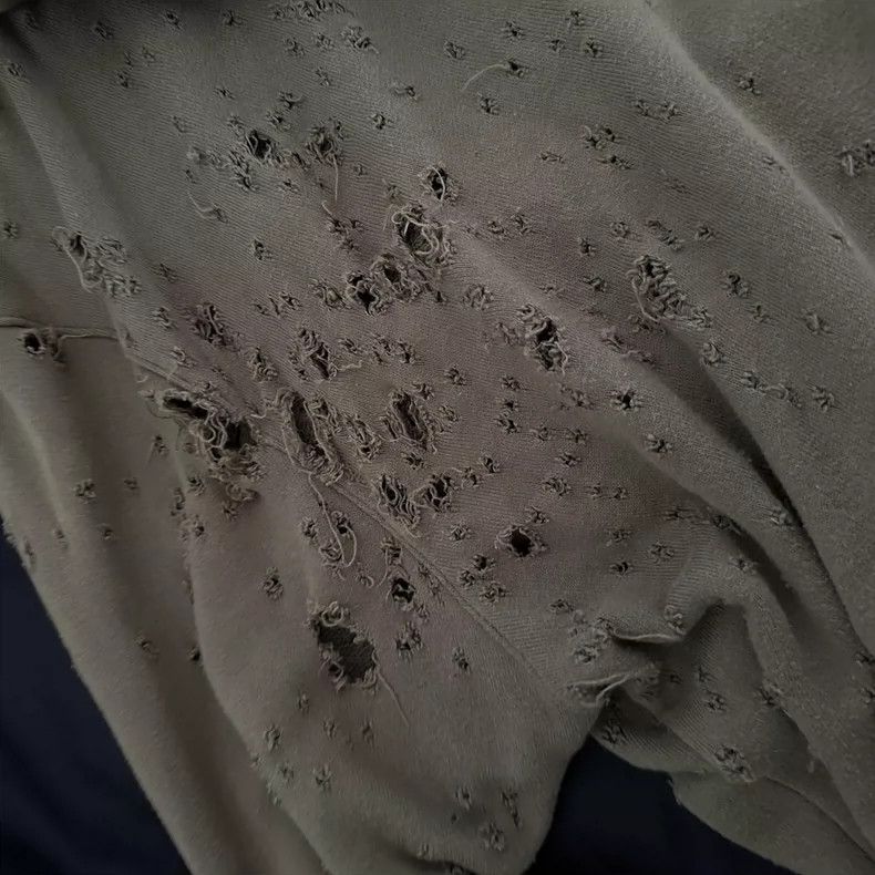 Amiri Amiri 16AW Shotgun Cropped Hoodie Size US XS / EU 42 / 0 - 5 Thumbnail