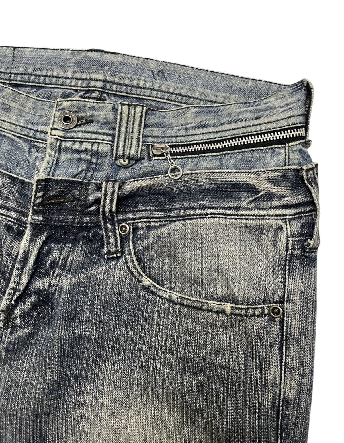 PPFM Difference Rupert Double Waist Flare Jeans Size US 30 / EU 46 - 4 Thumbnail