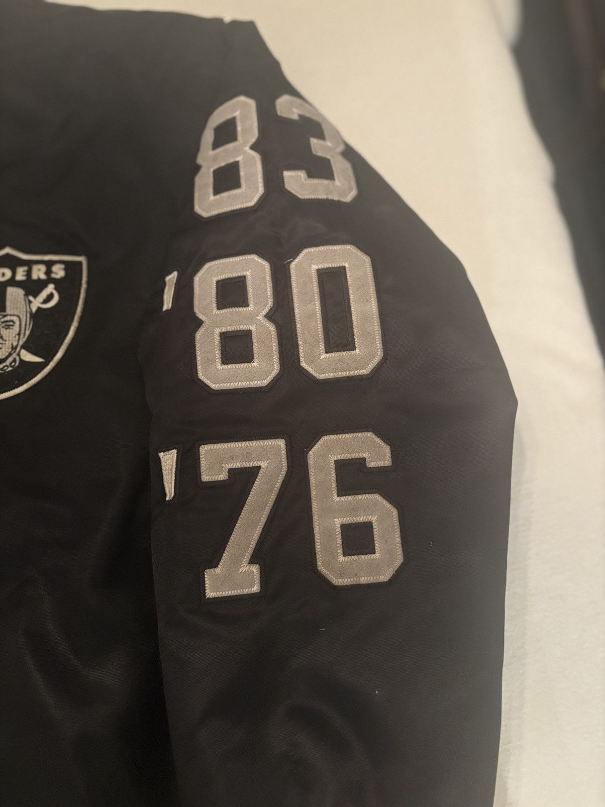 NFL Raiders super bowl jacket Size US XL / EU 56 / 4 - 3 Thumbnail