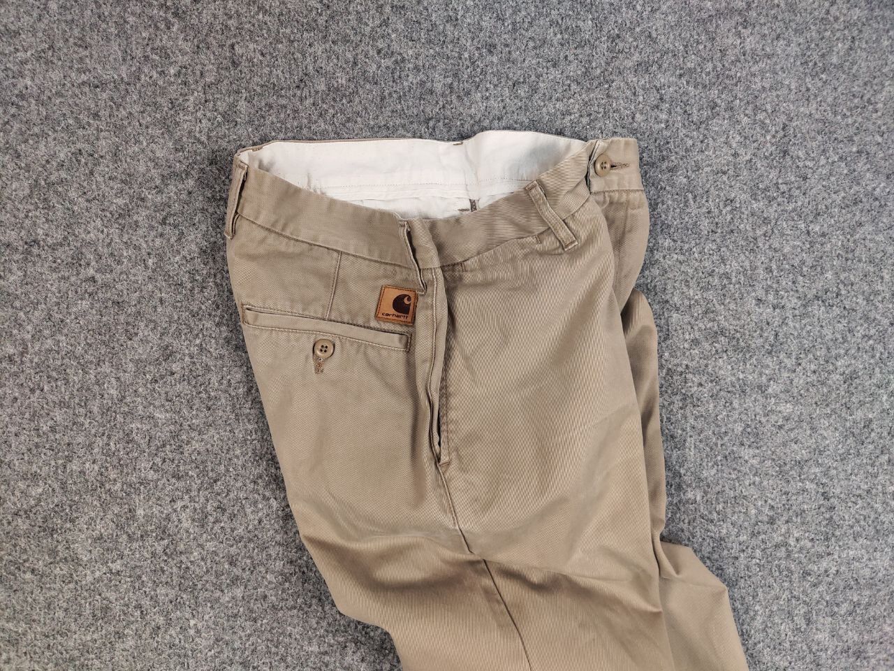 Carhartt Vintage Carhartt Logo Johnson beige Canvas Trouser Pants Size US 32 / EU 48 - 13 Thumbnail