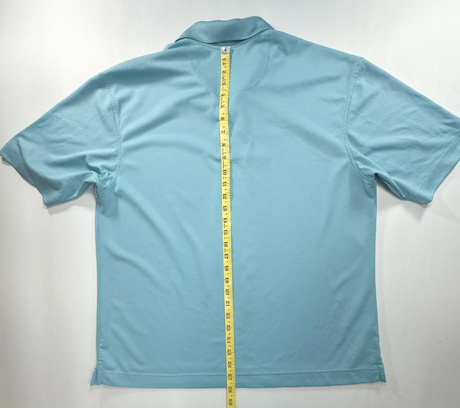 Dockers Dockers 1/4 Button Golf Polo Shirt Aqua Blue Mens L Size US L / EU 52-54 / 3 - 3 Thumbnail