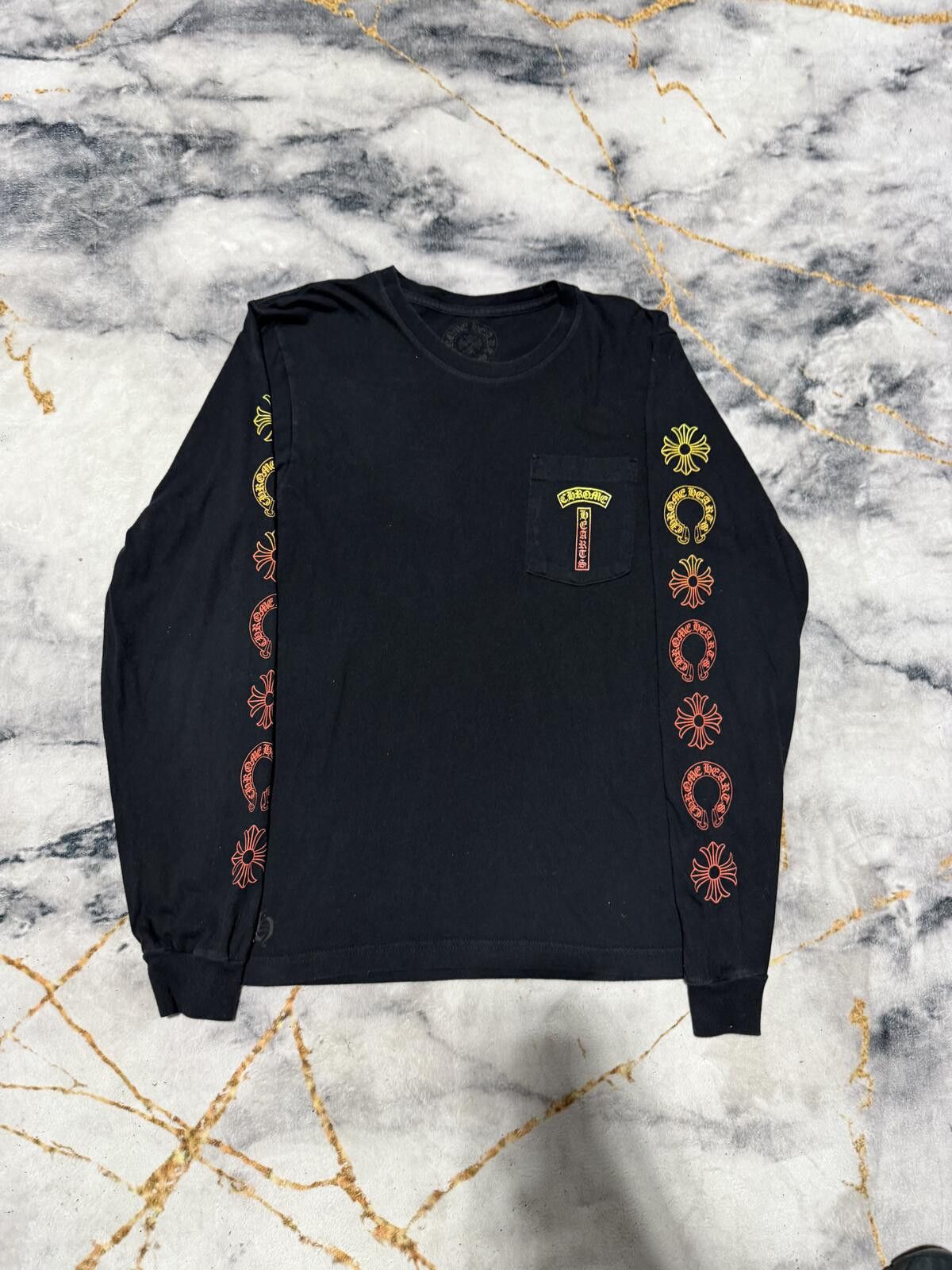 Chrome Hearts Chrome Hearts Gradient T Bar Logo L/S - Sz M Size US M / EU 48-50 / 2 - 3 Thumbnail