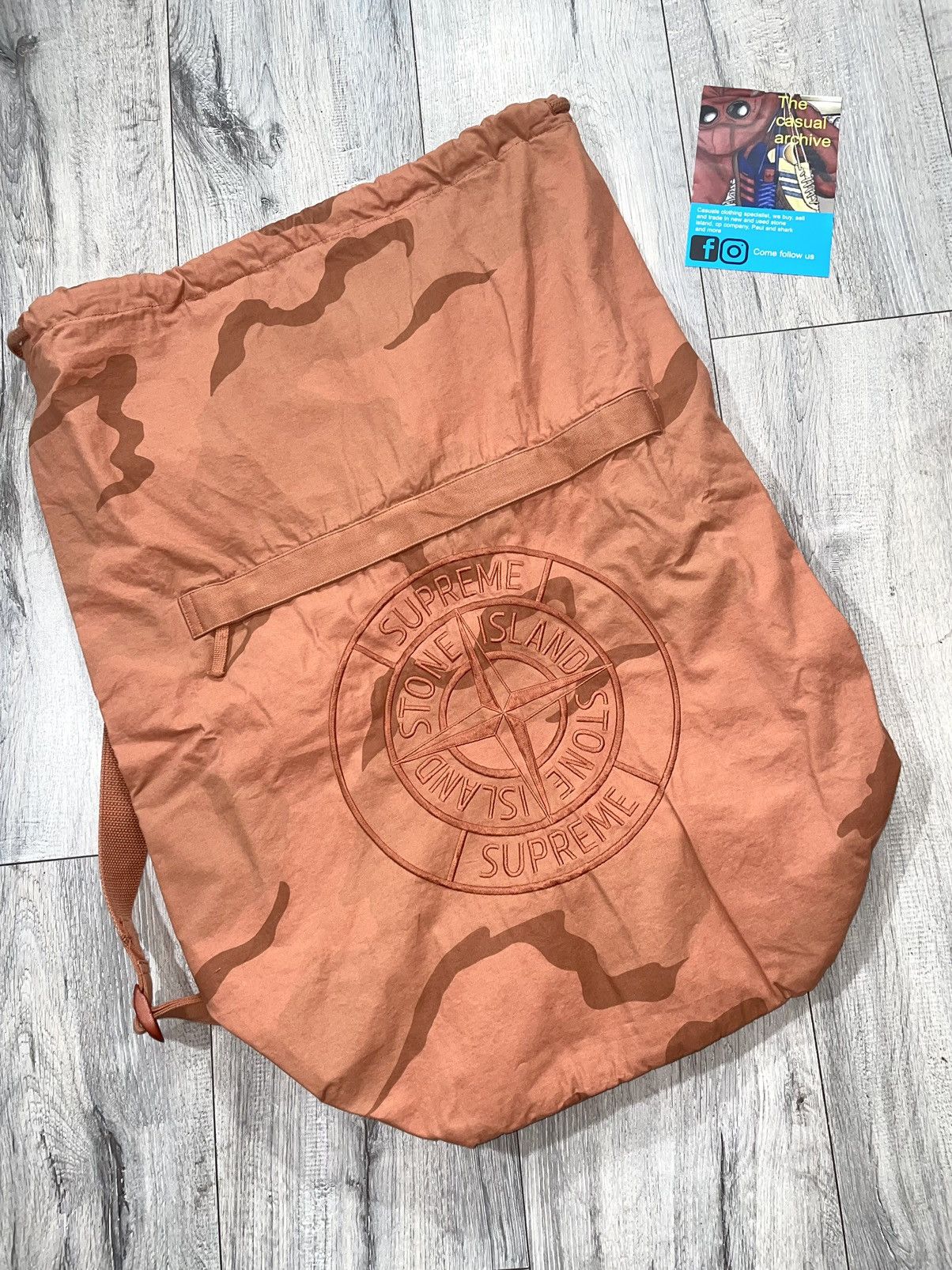 Supreme stone island duffle bag clearance