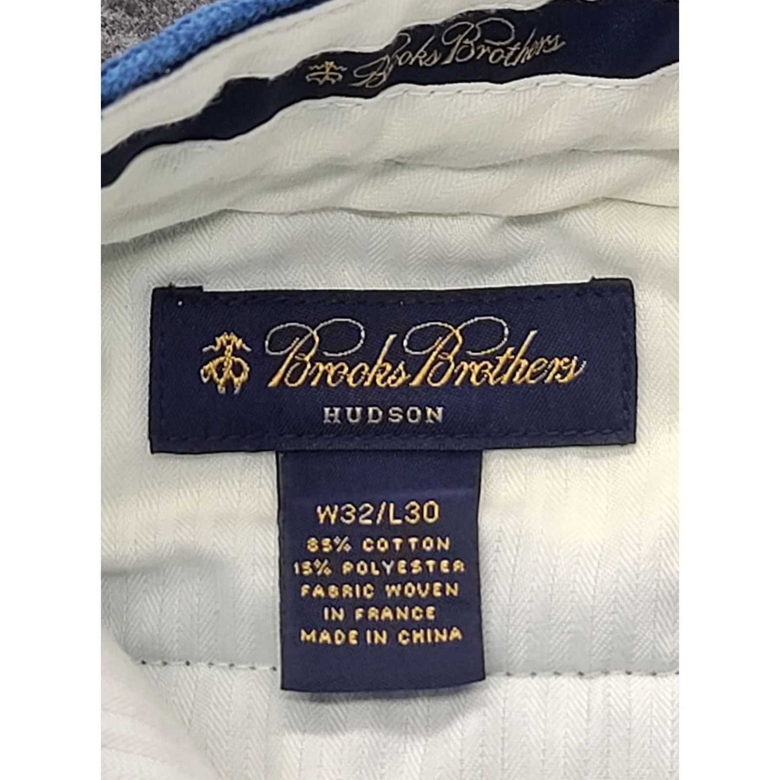 Brooks Brothers Brooks Brothers Hudson Corduroy Pants Mens 32x30 Regular Fit Straight Leg Blue Size US 34 / EU 50 - 3 Thumbnail